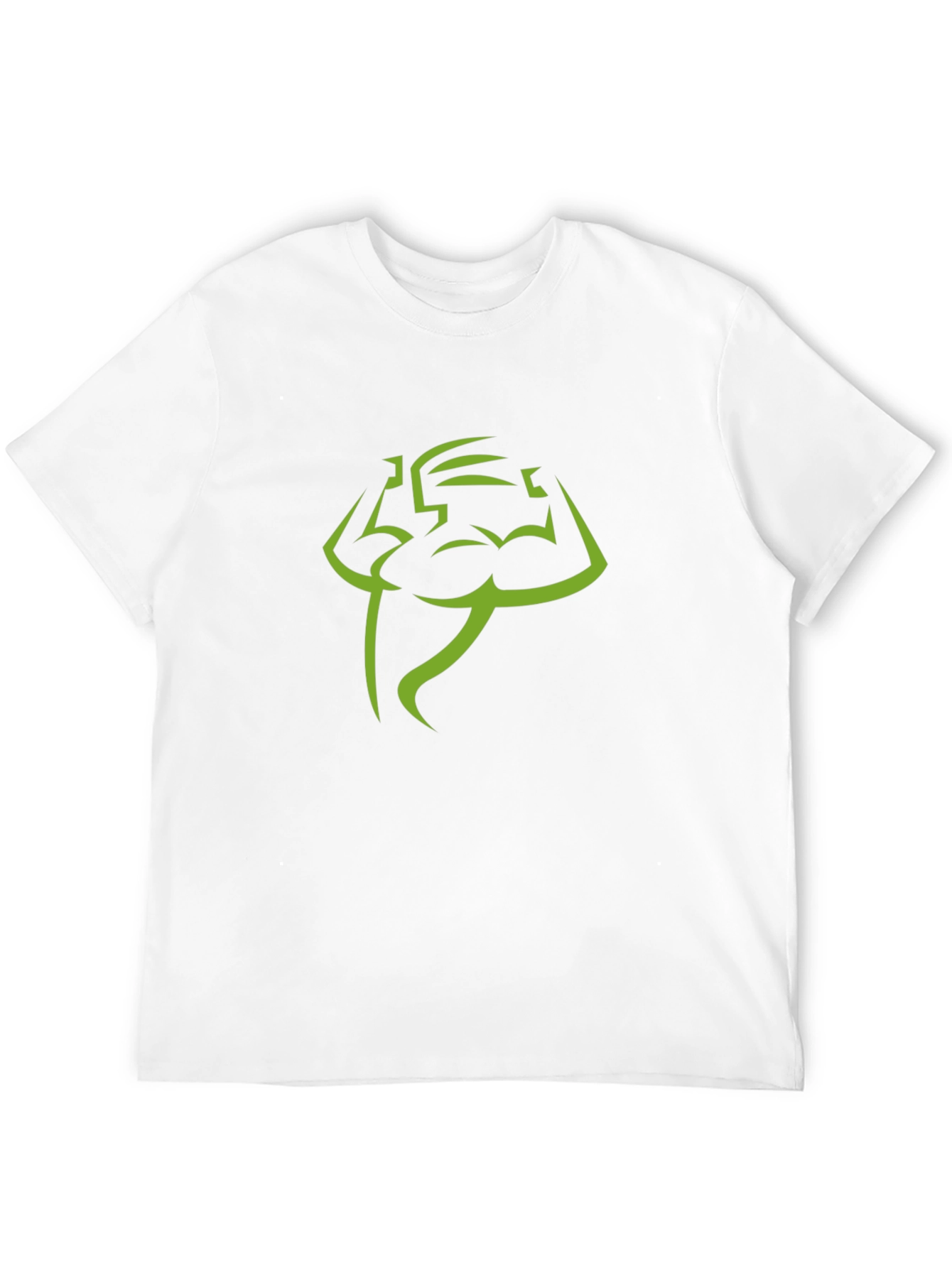 Muscle Man Black T-Shirt - Fitness Graphic Tee