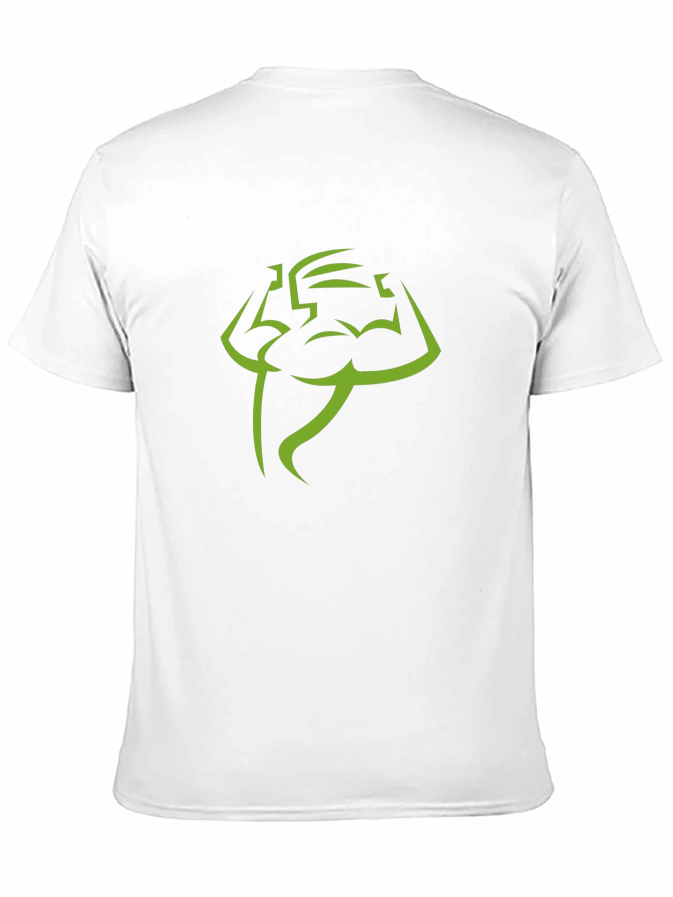 Muscle Man Black T-Shirt - Fitness Graphic Tee