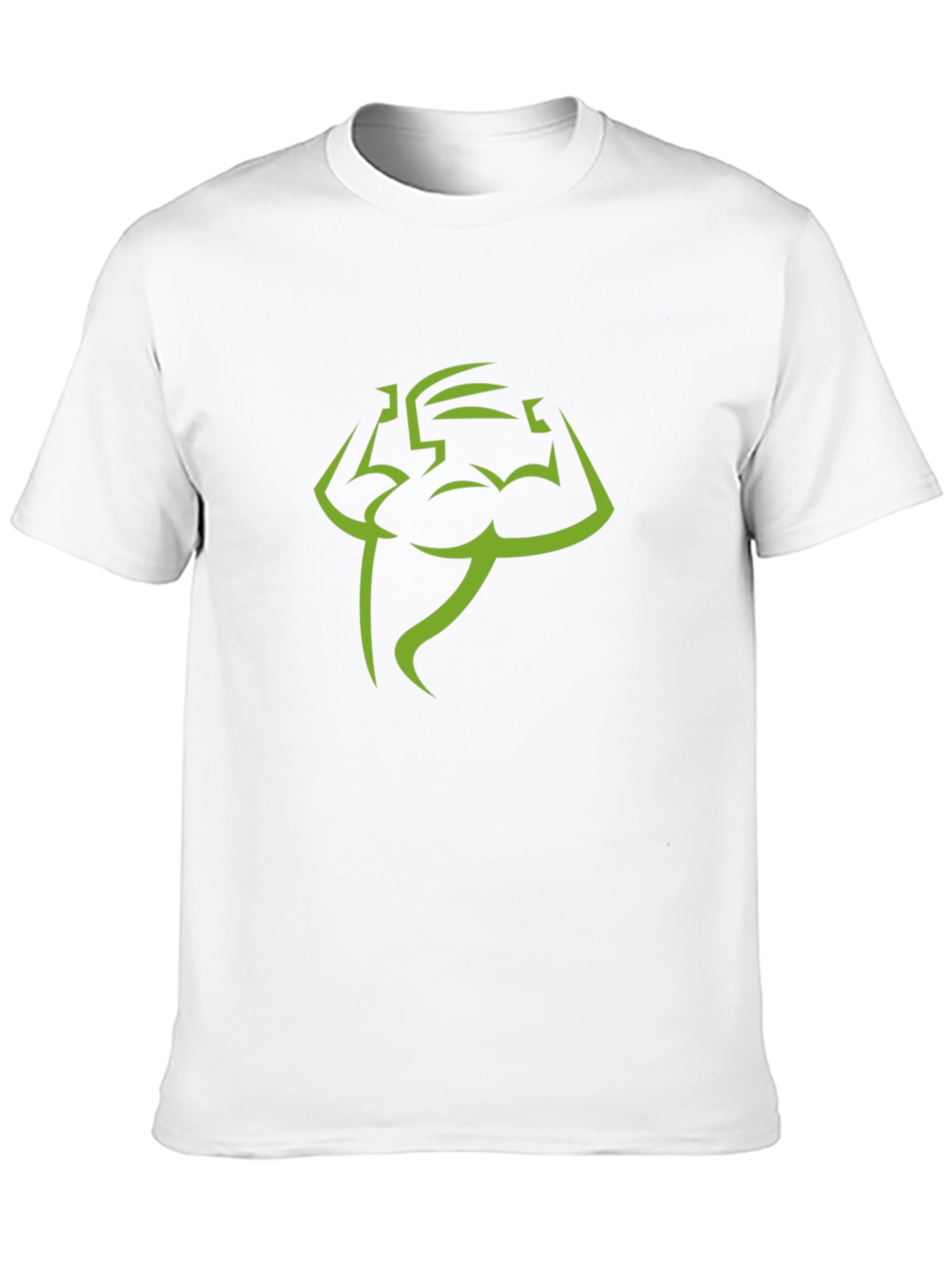 Muscle Man Black T-Shirt - Fitness Graphic Tee