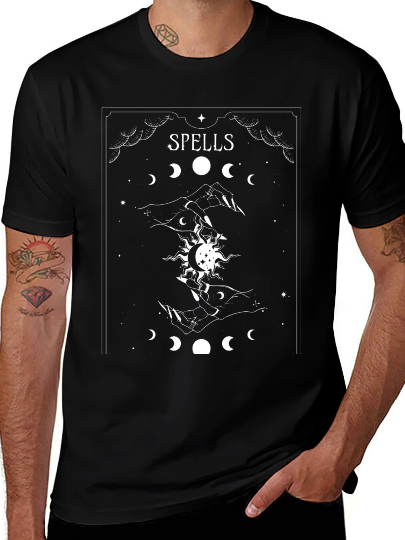 Mystic Spells Graphic Tee - Black