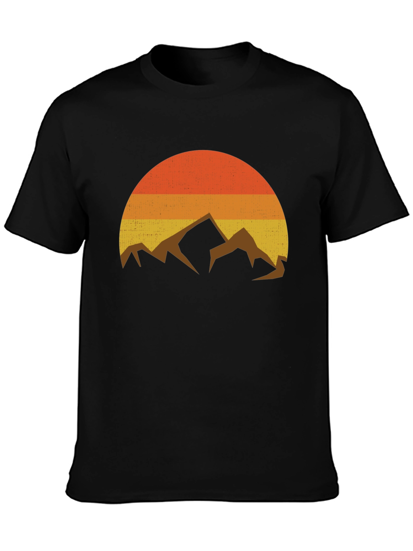 Retro Mountain Sunset Graphic Tee