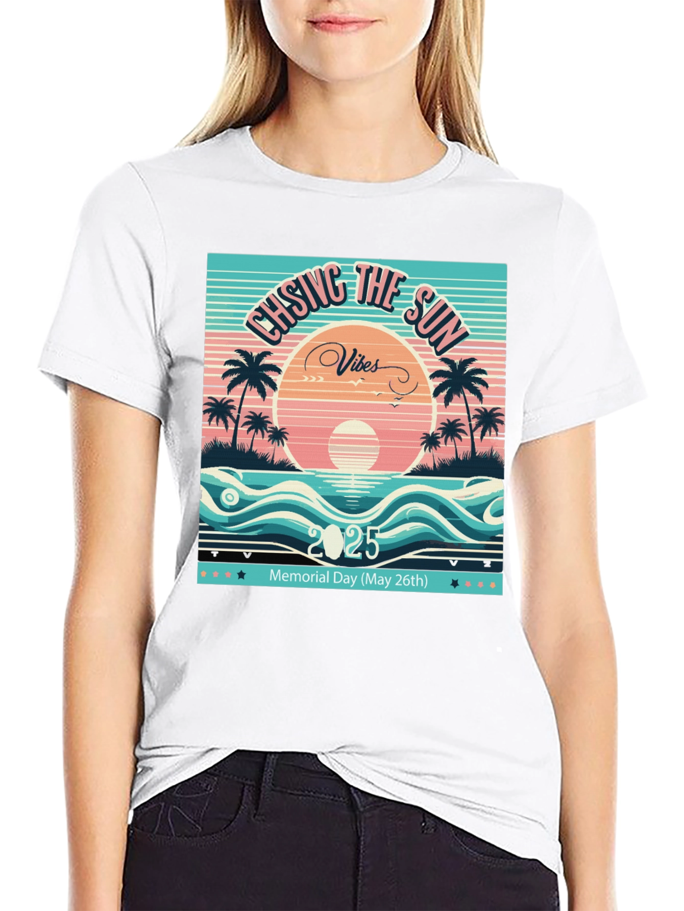 Chasing The Sun Vibes 2025 T-Shirt Memorial Day