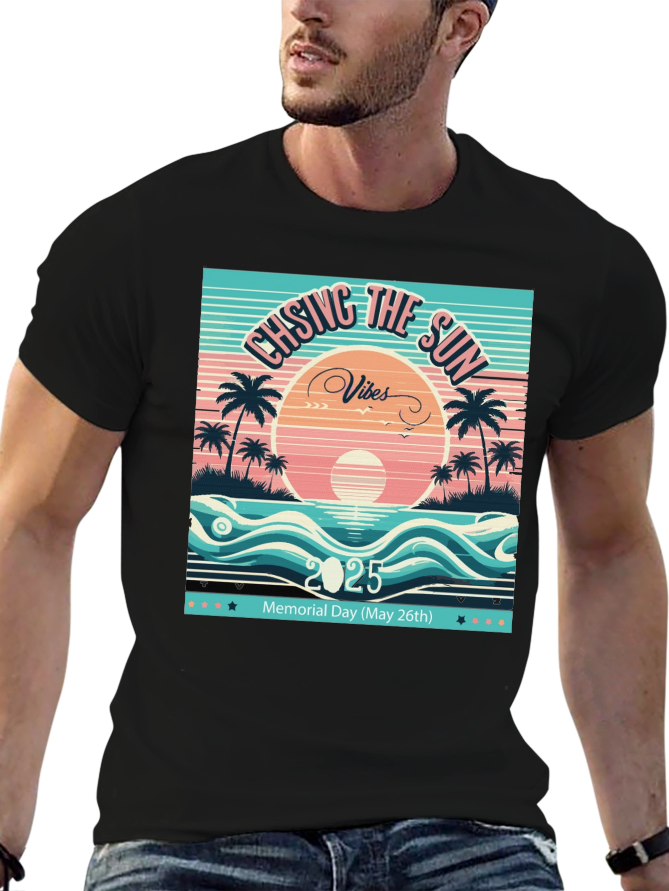 Chasing The Sun Vibes 2025 T-Shirt Memorial Day