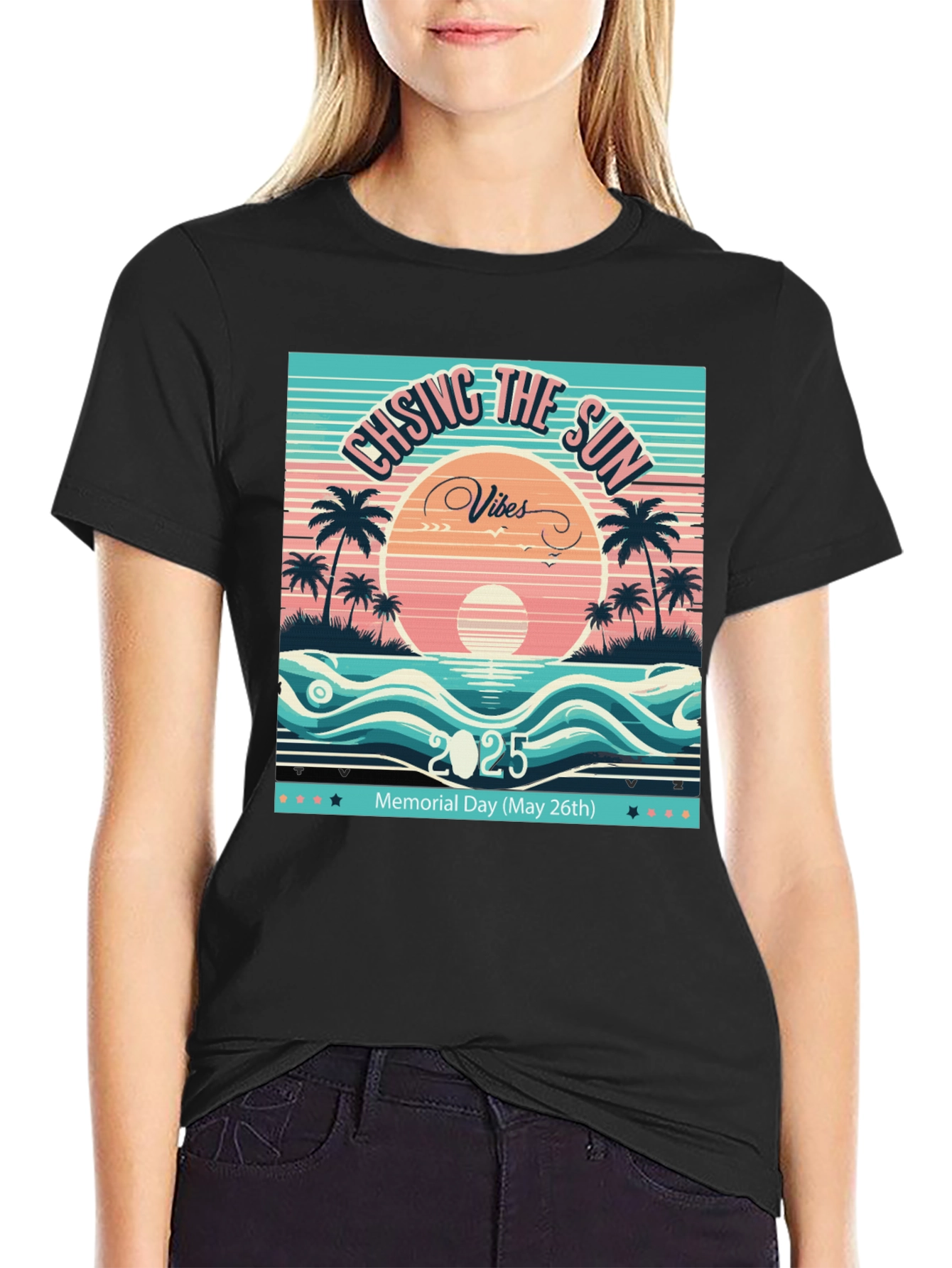 Chasing The Sun Vibes 2025 T-Shirt Memorial Day