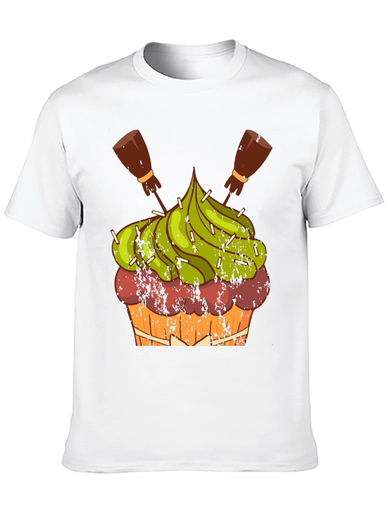 Cupcake Graphic Tee - Black