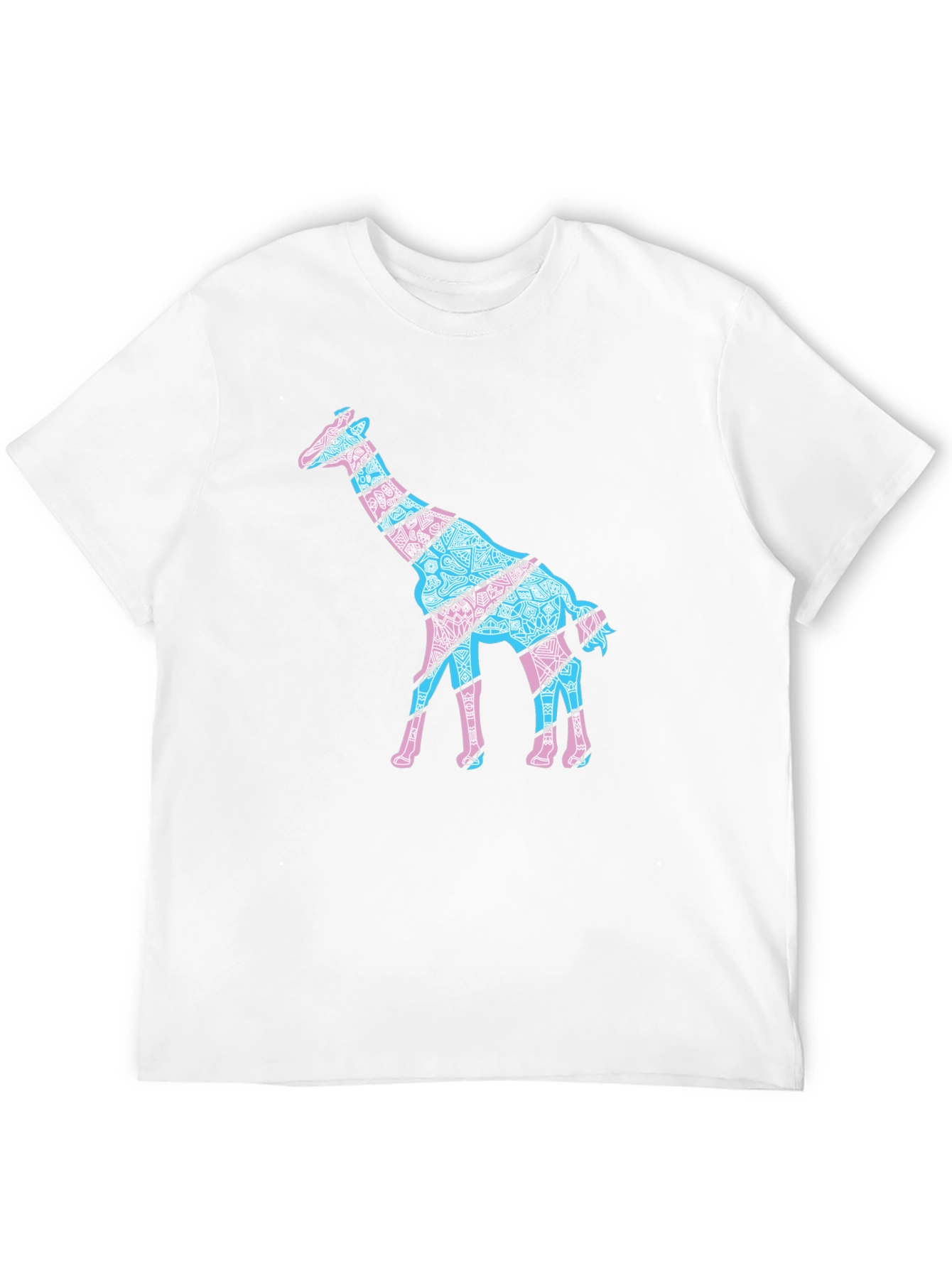 Giraffe Graphic Tee - Trendy Animal T-Shirt