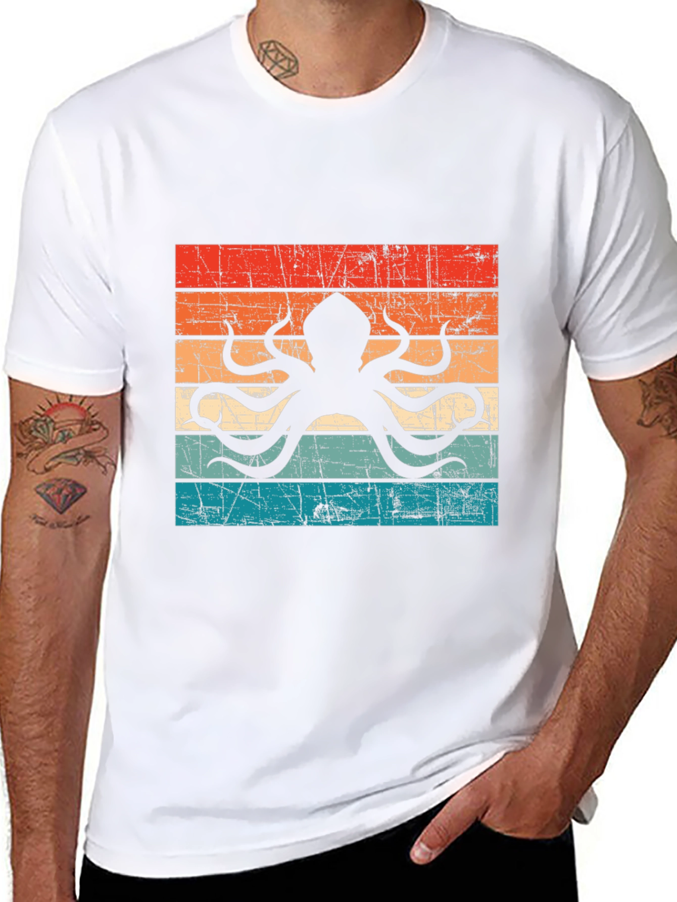 Retro Octopus Graphic Tee