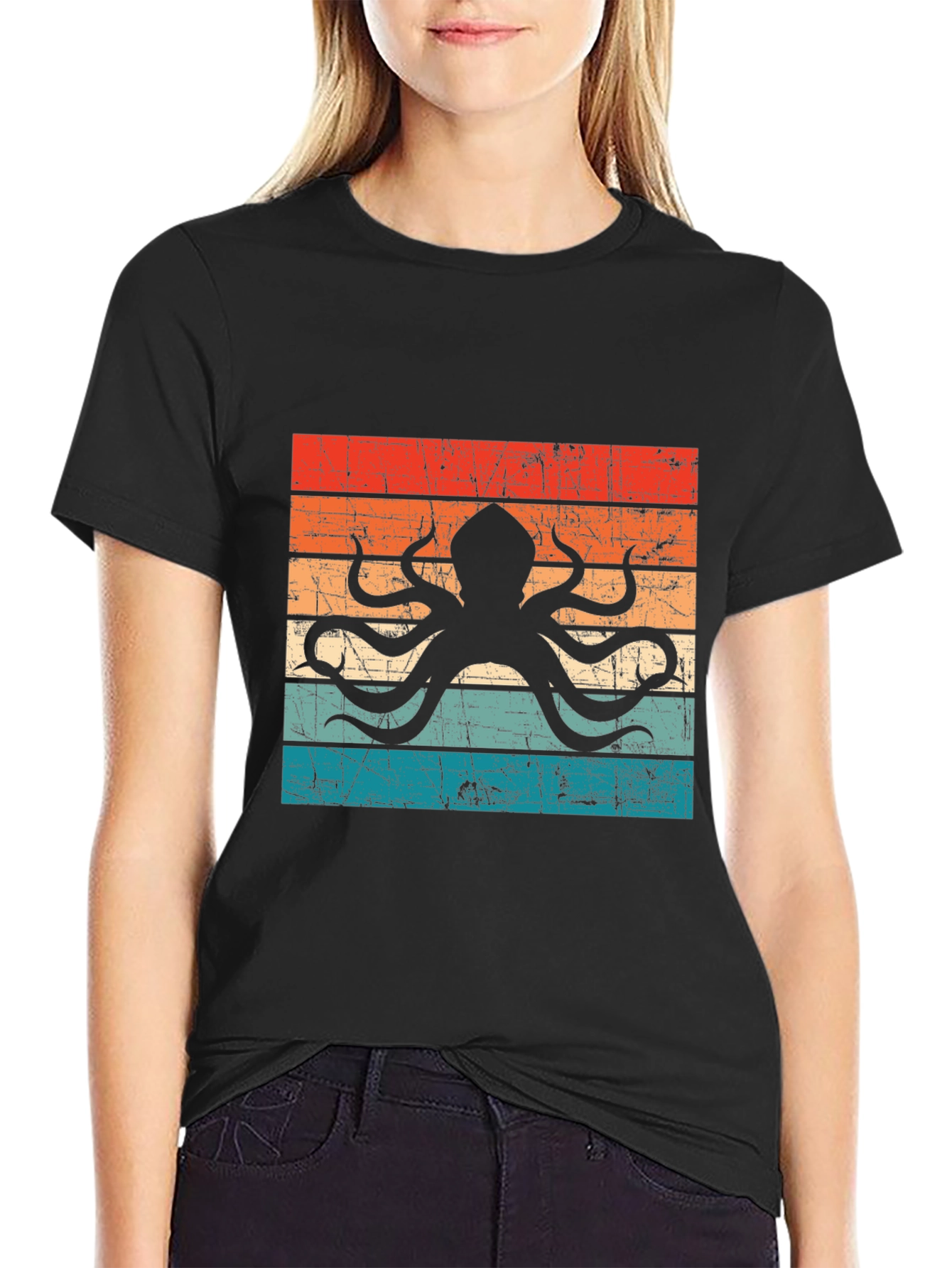 Retro Octopus Graphic Tee