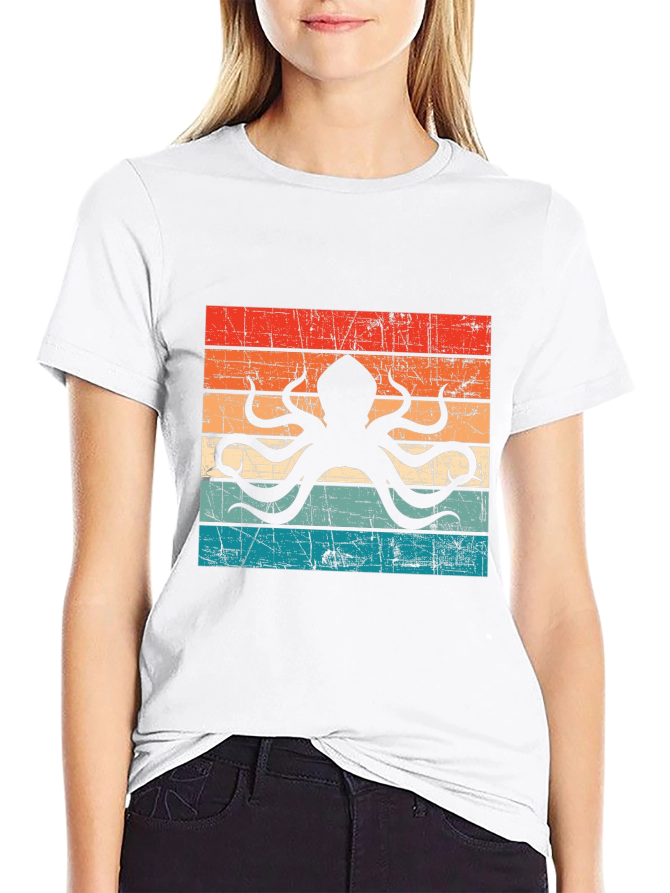Retro Octopus Graphic Tee