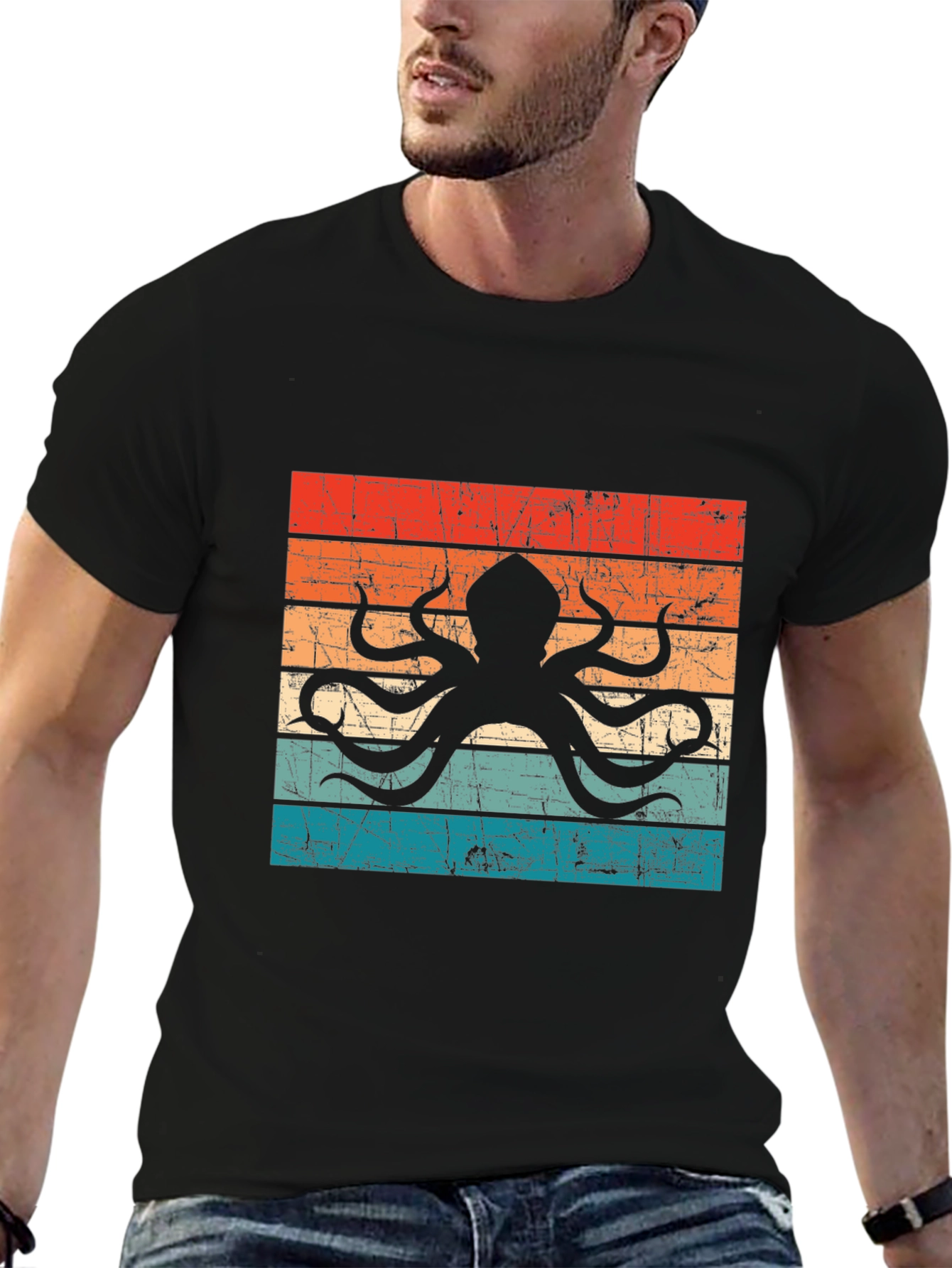 Retro Octopus Graphic Tee