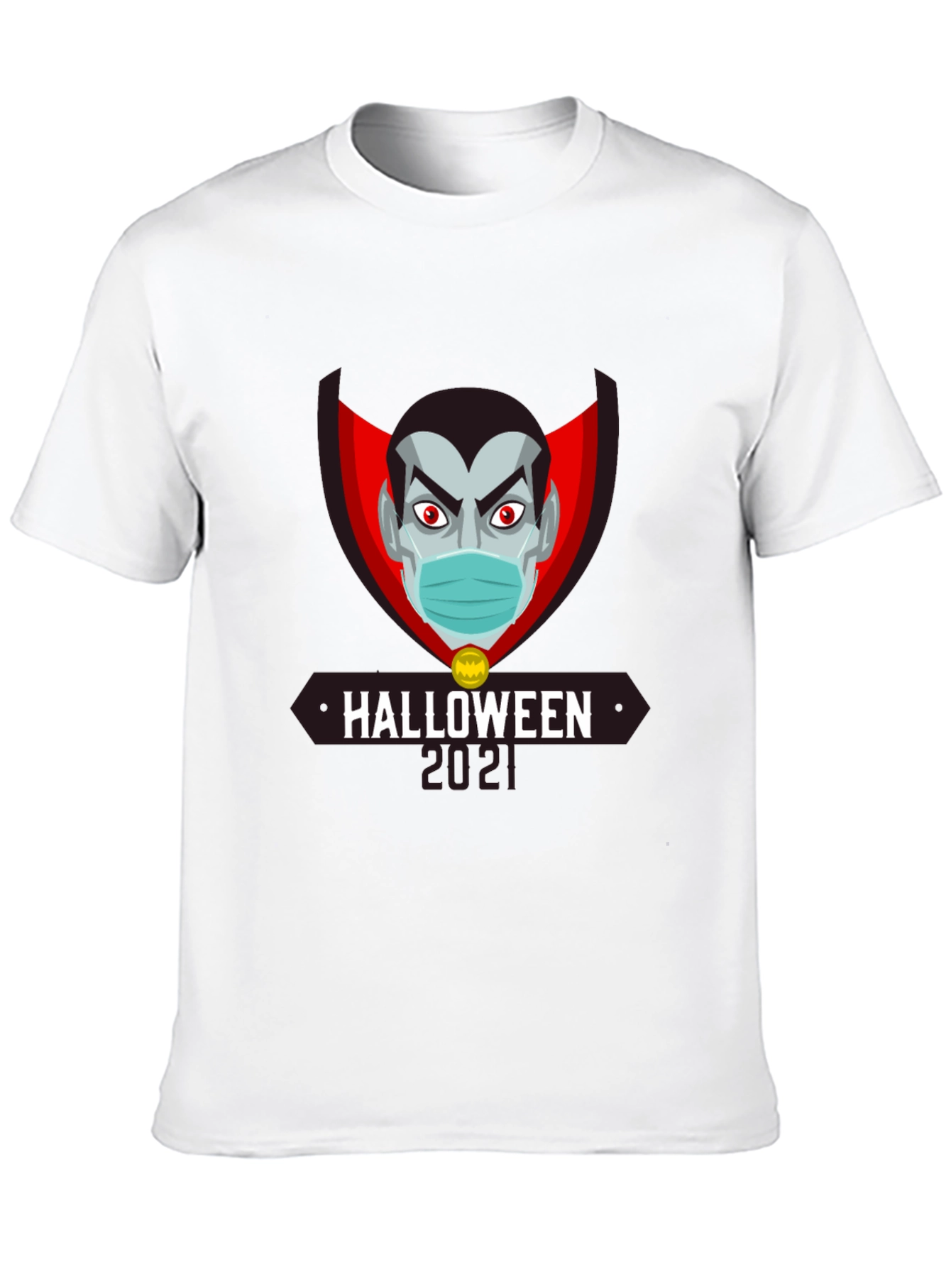 Halloween 2021 Vampire Mask T-Shirt