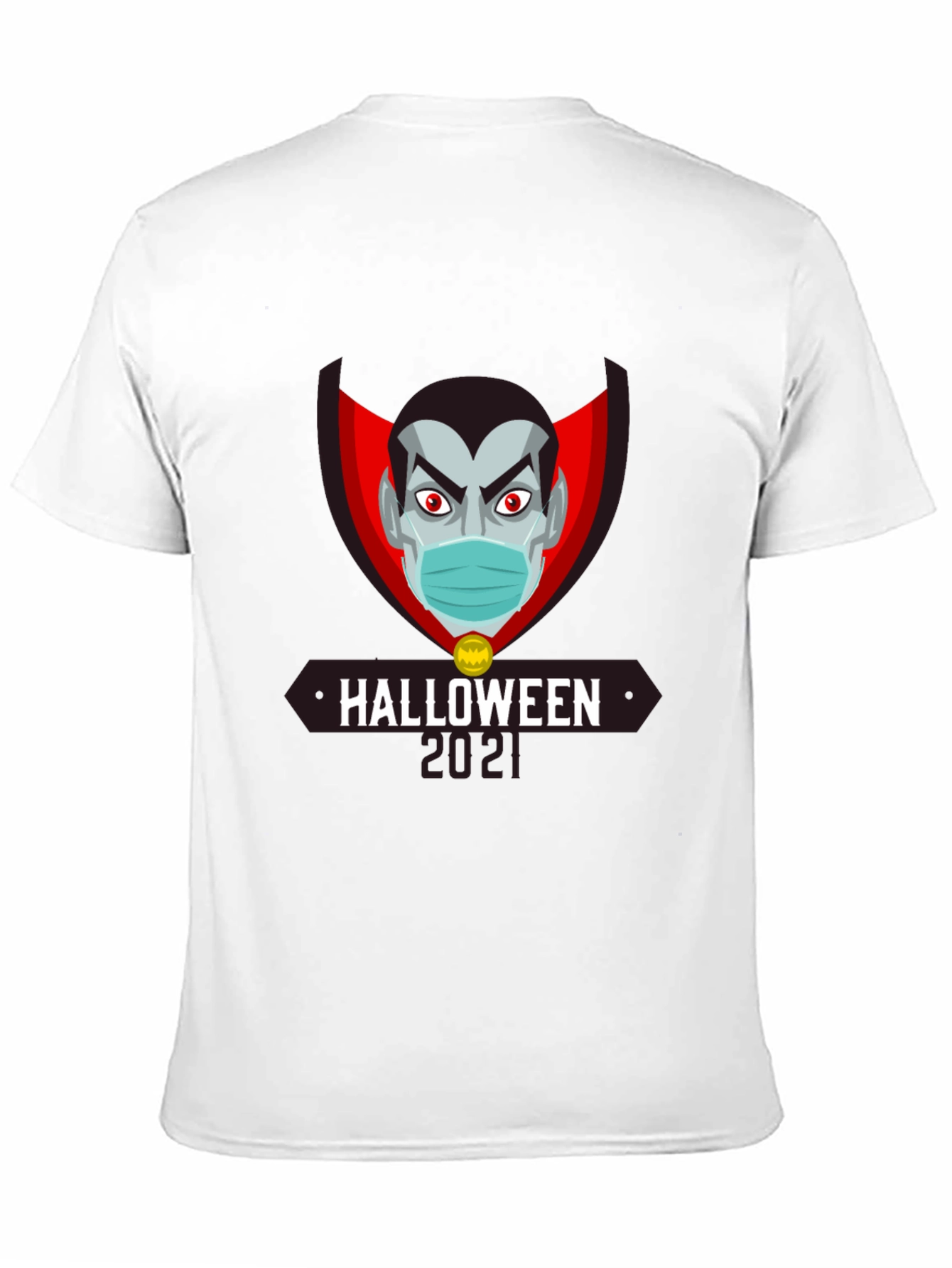 Halloween 2021 Vampire Mask T-Shirt