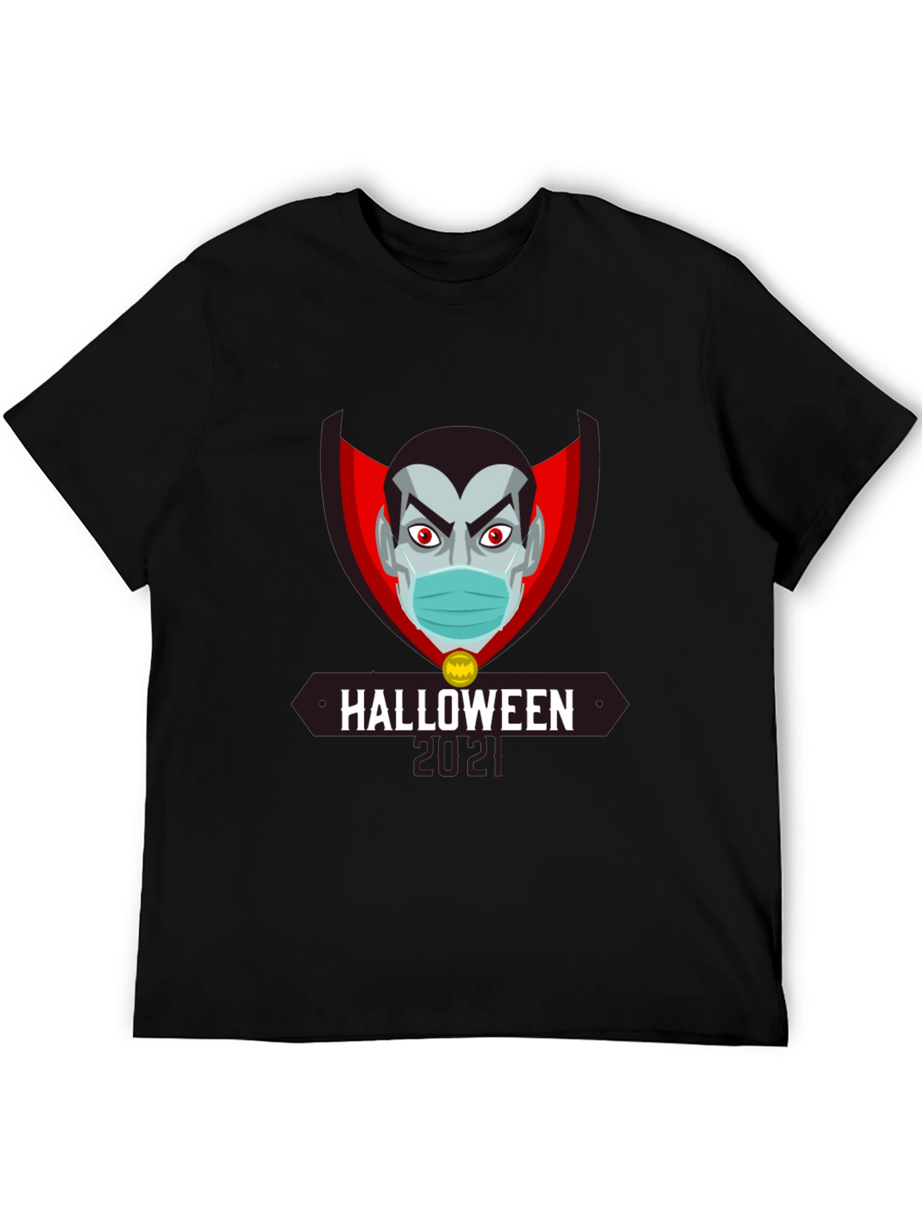 Halloween 2021 Vampire Mask T-Shirt