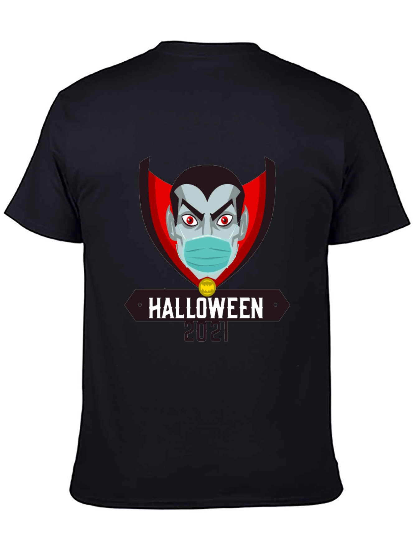 Halloween 2021 Vampire Mask T-Shirt