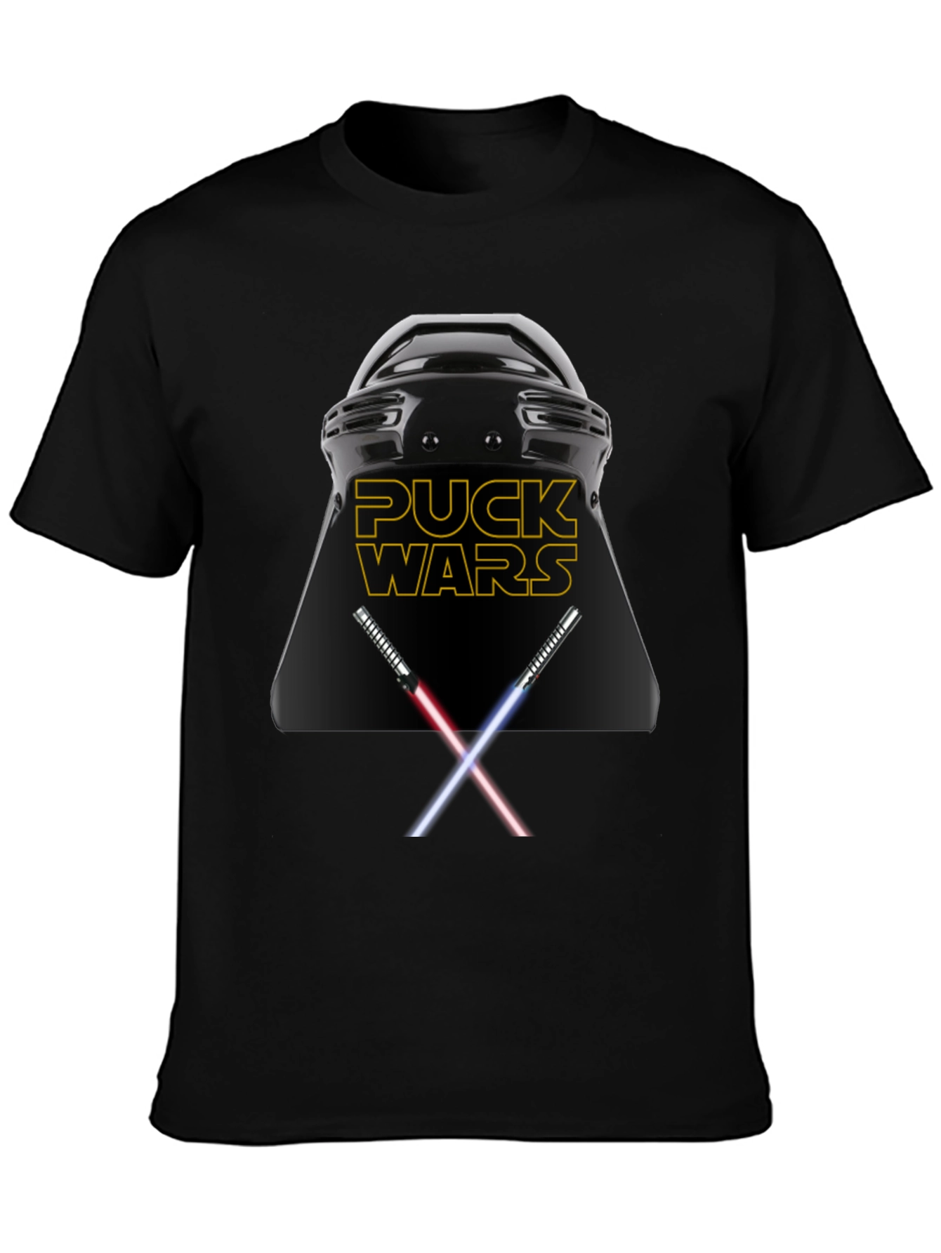 Puck Wars Graphic Tee - Black