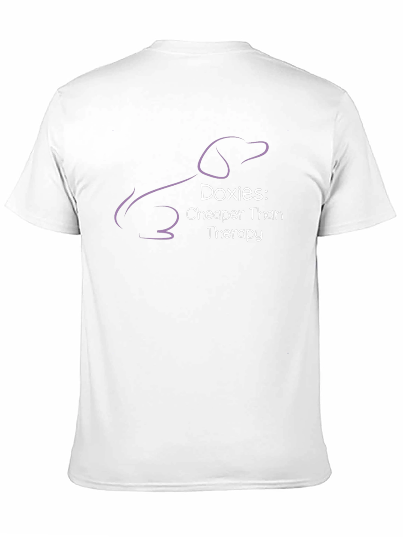Doxies Cheaper Than Therapy Black T-Shirt