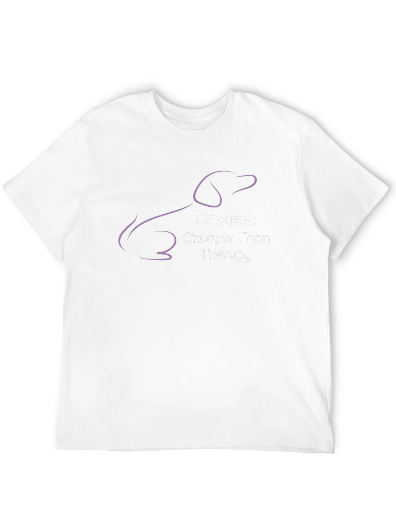 Doxies Cheaper Than Therapy Black T-Shirt