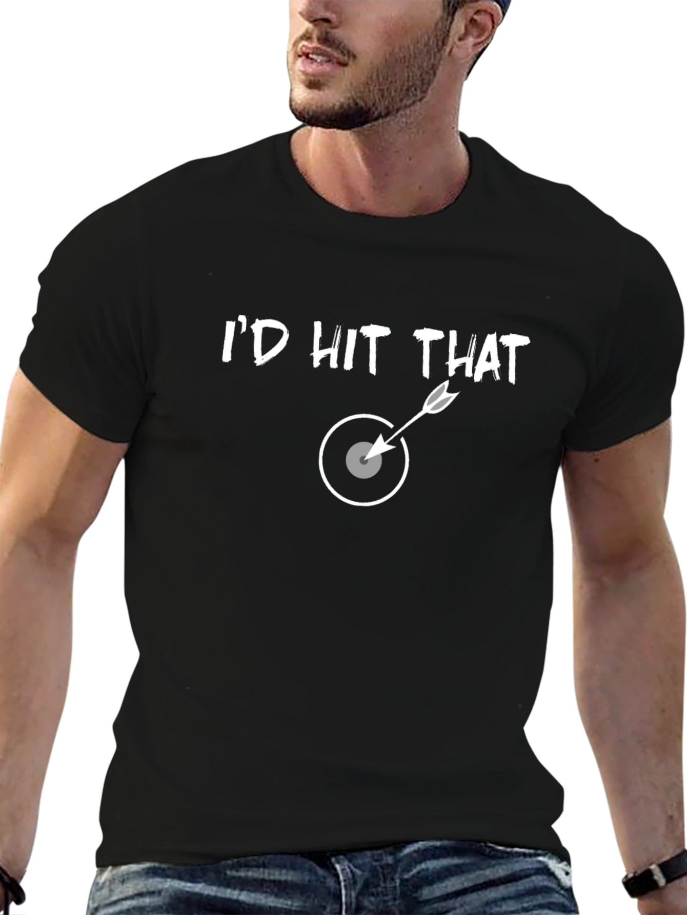 Id Hit That Target T-Shirt - Funny Archer Tee