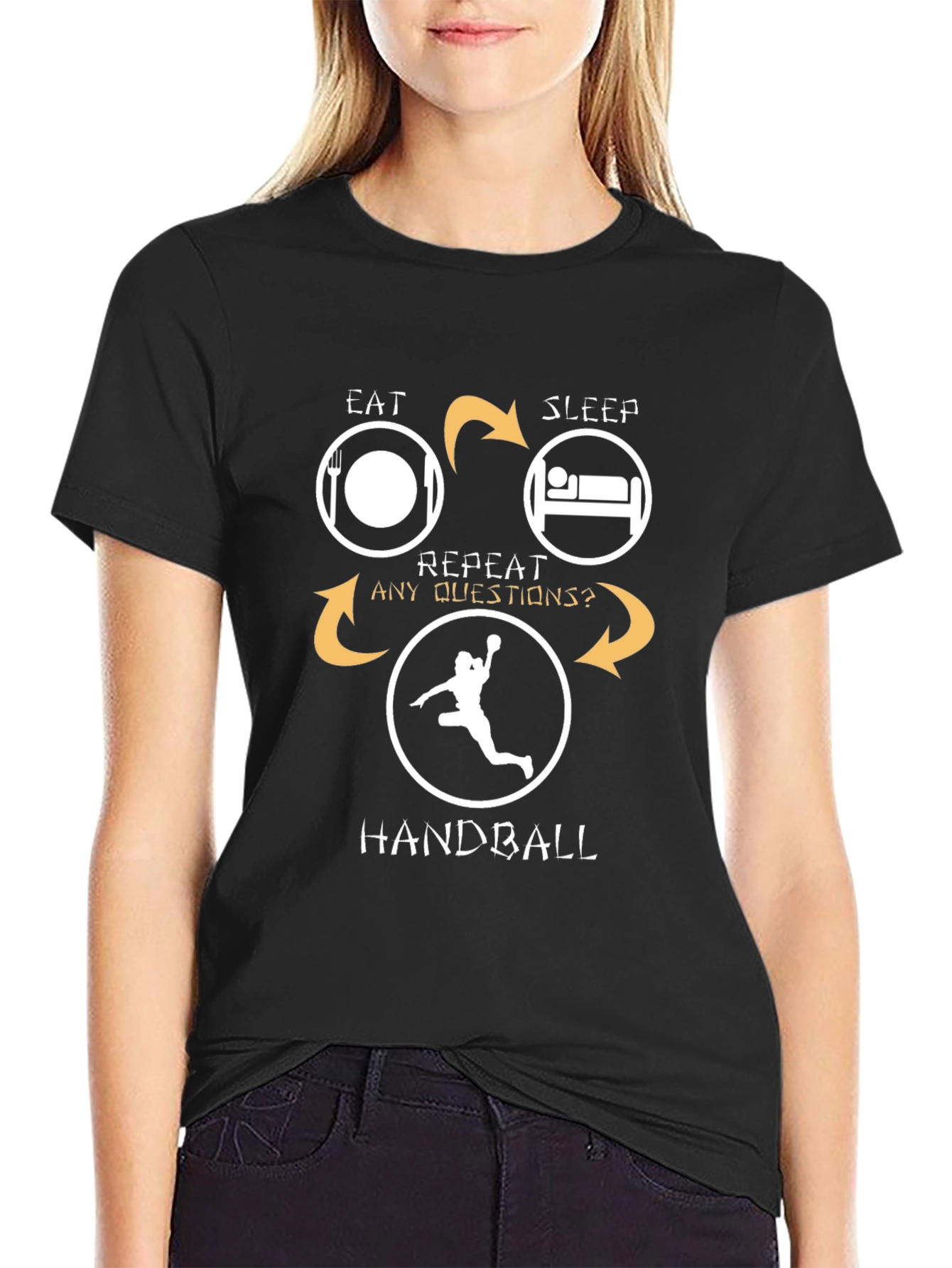 Eat Sleep Handball T-Shirt