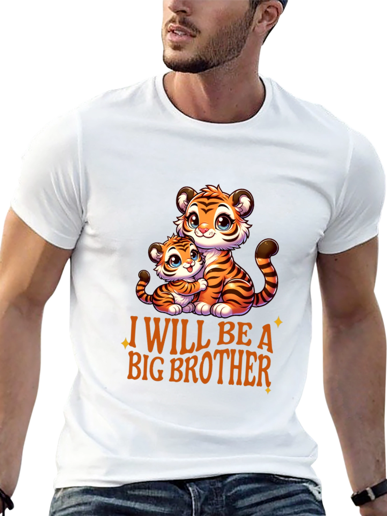 Big Brother Tiger Graphic Tee - Boys
