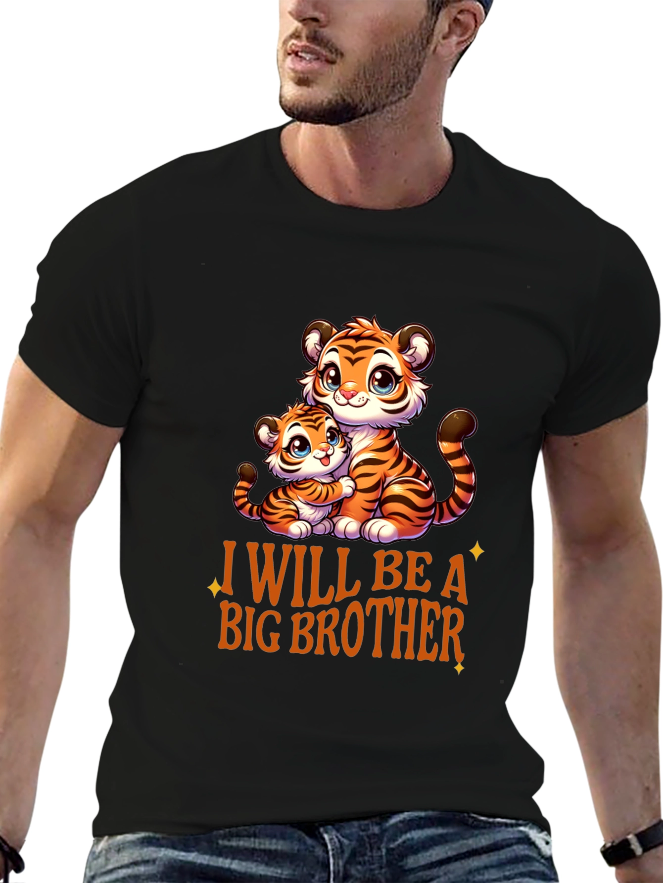 Big Brother Tiger Graphic Tee - Boys
