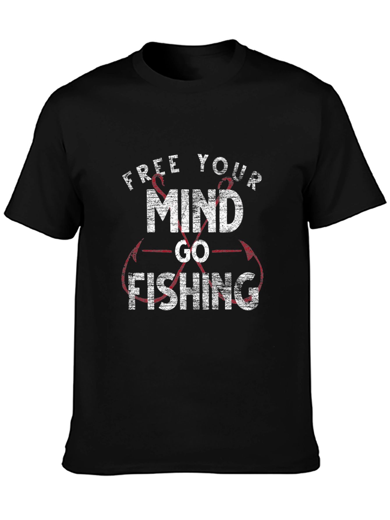 Free Your Mind Go Fishing Graphic Tee