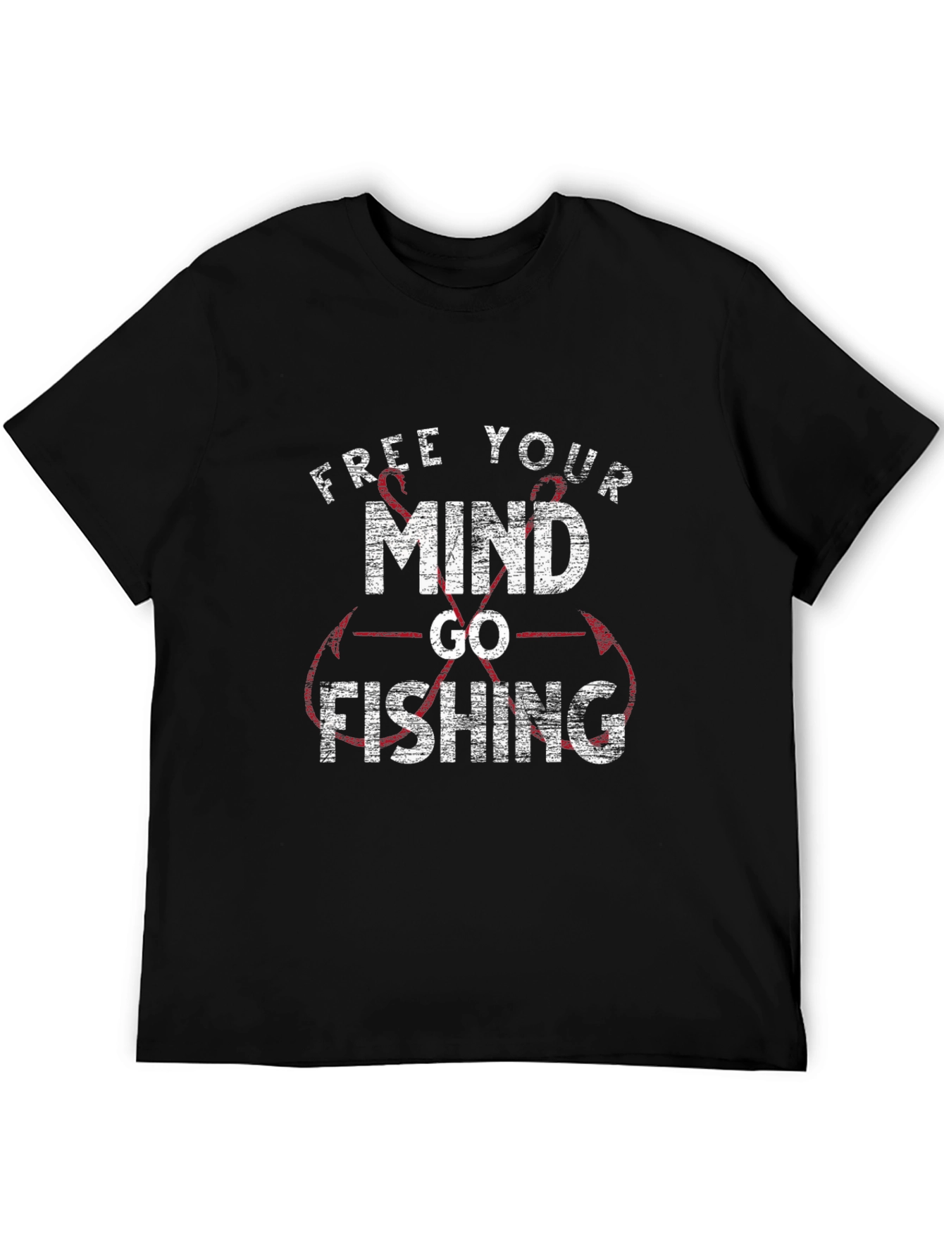 Free Your Mind Go Fishing Graphic Tee