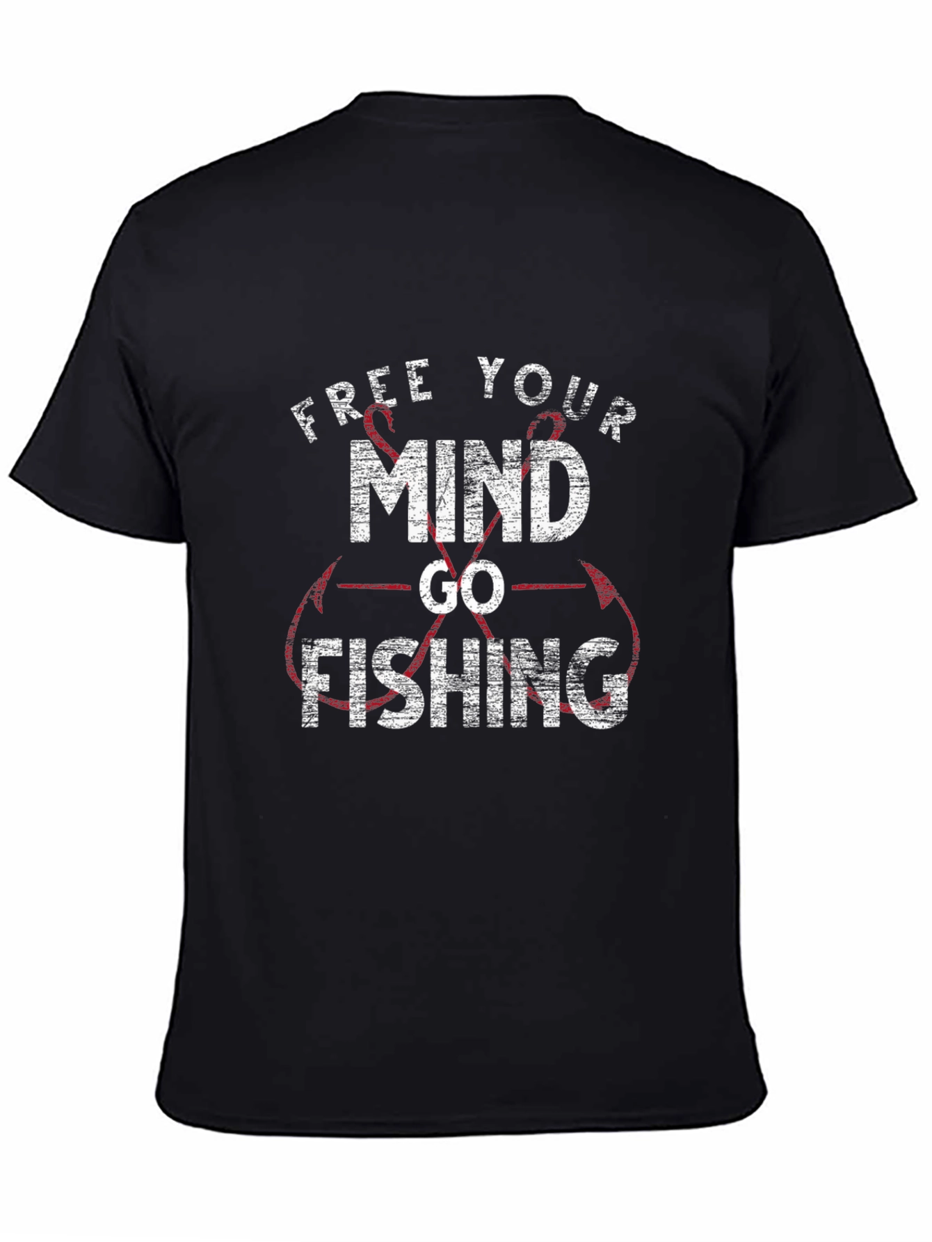 Free Your Mind Go Fishing Graphic Tee