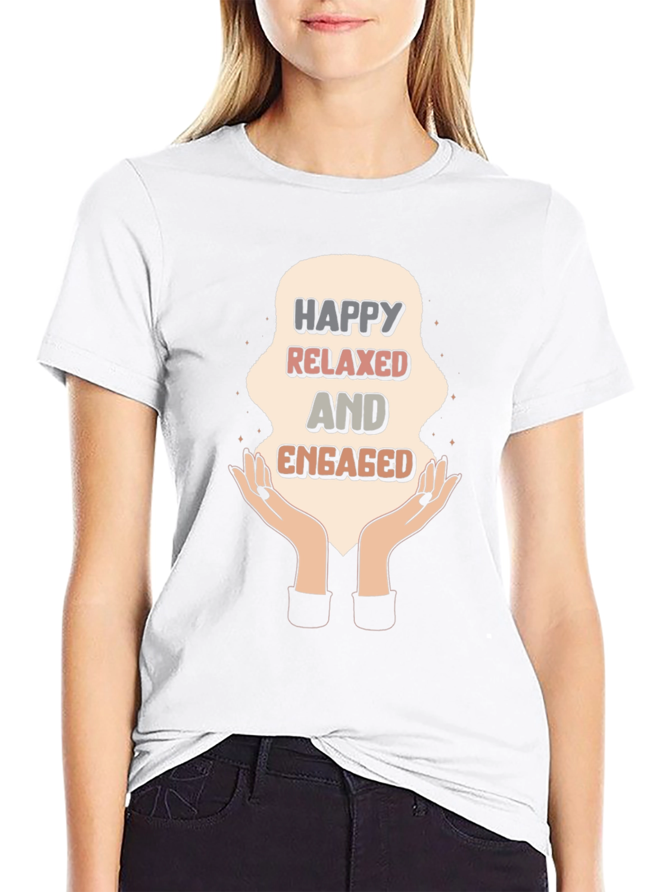 Happy Relaxed Engaged Graphic Tee - Unisex