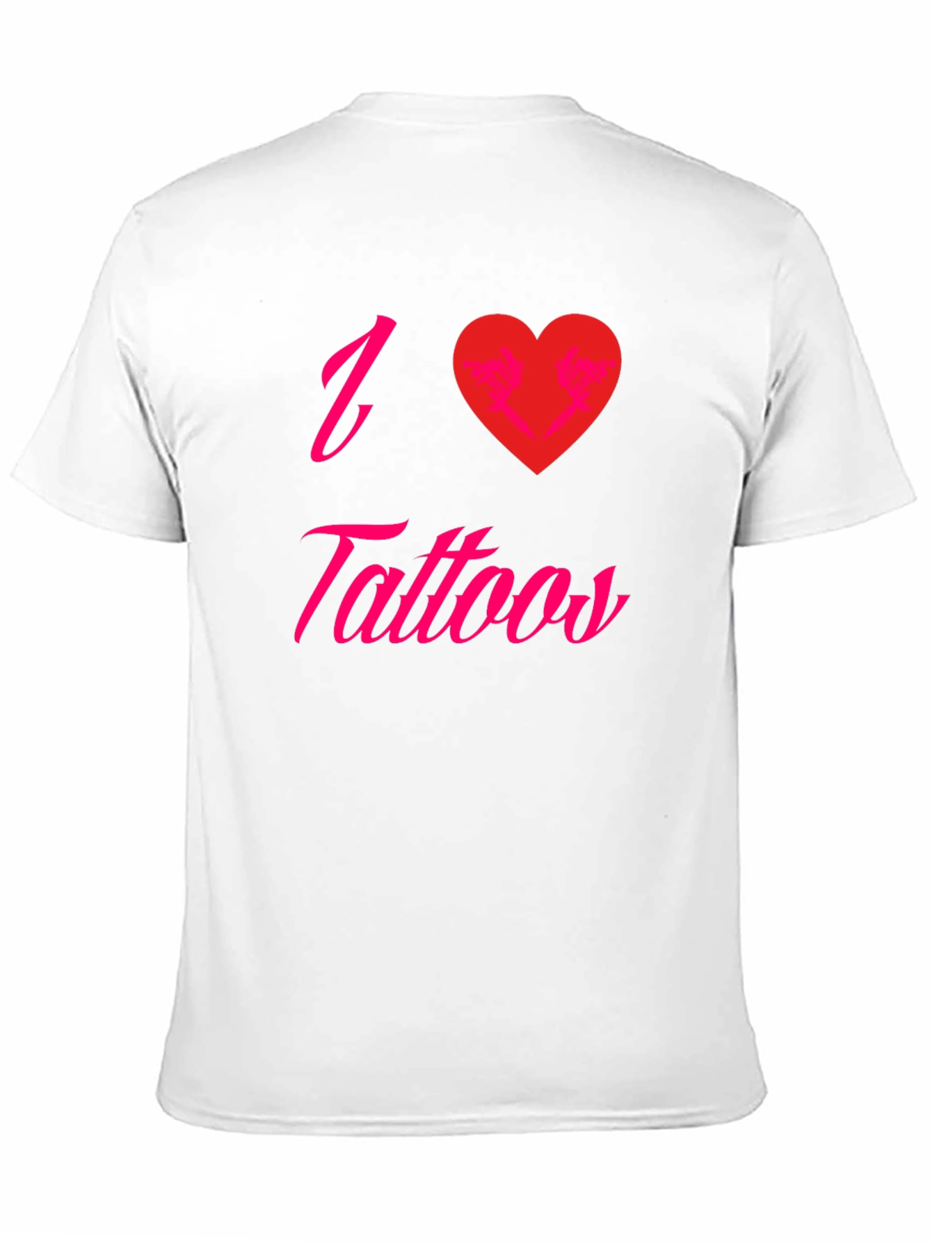 I Love Tattoos Graphic Tee - Black