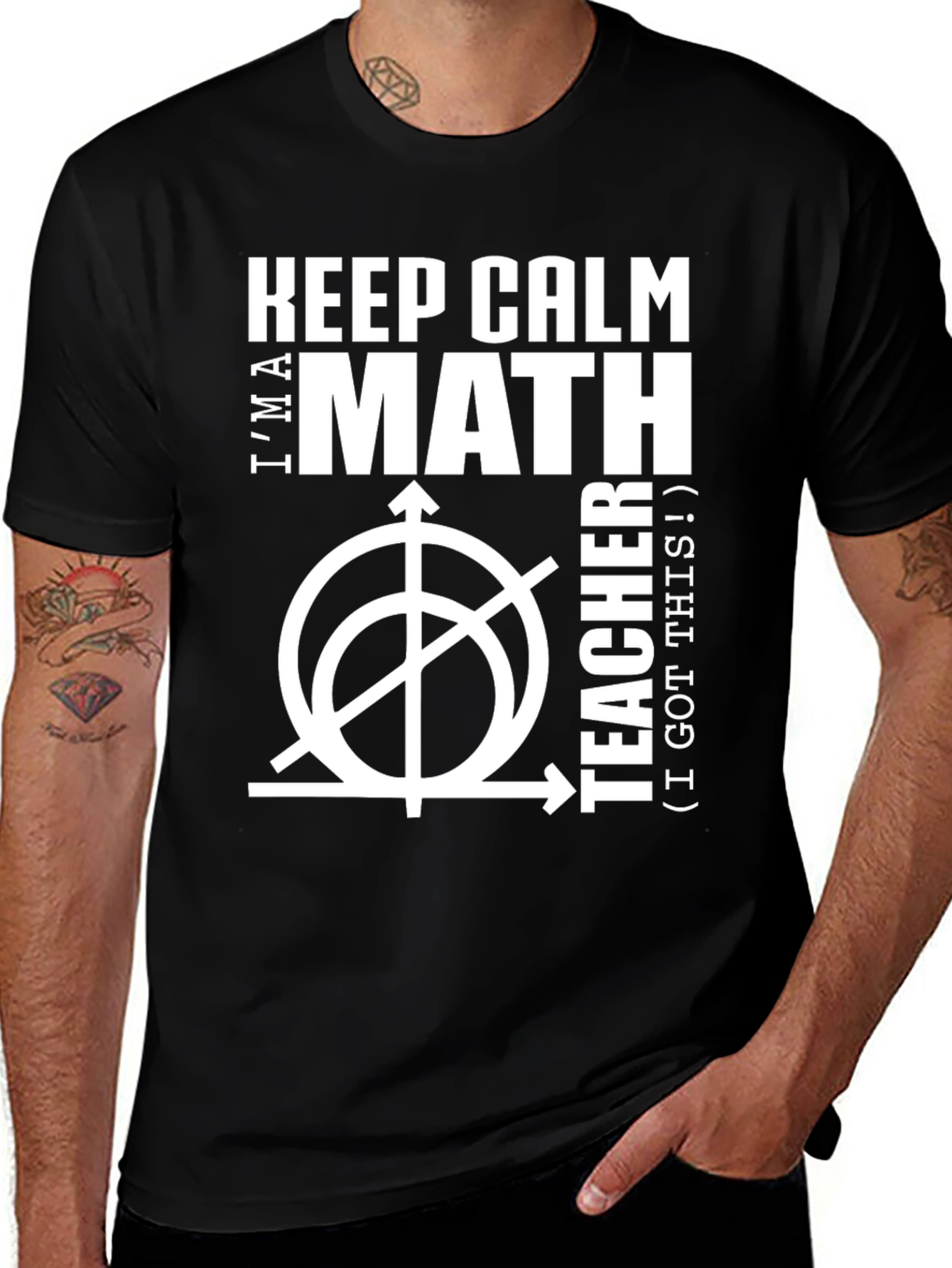 Keep Calm Im A Math Teacher T-Shirt