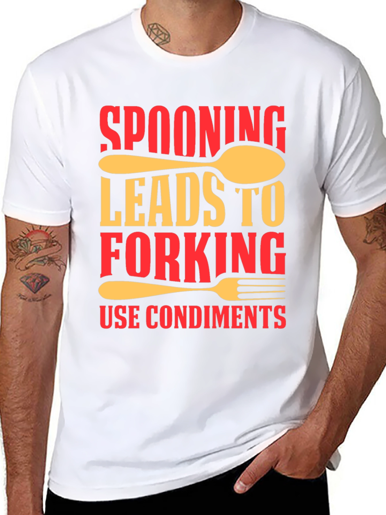 Spooning Leads to Forking T-Shirt