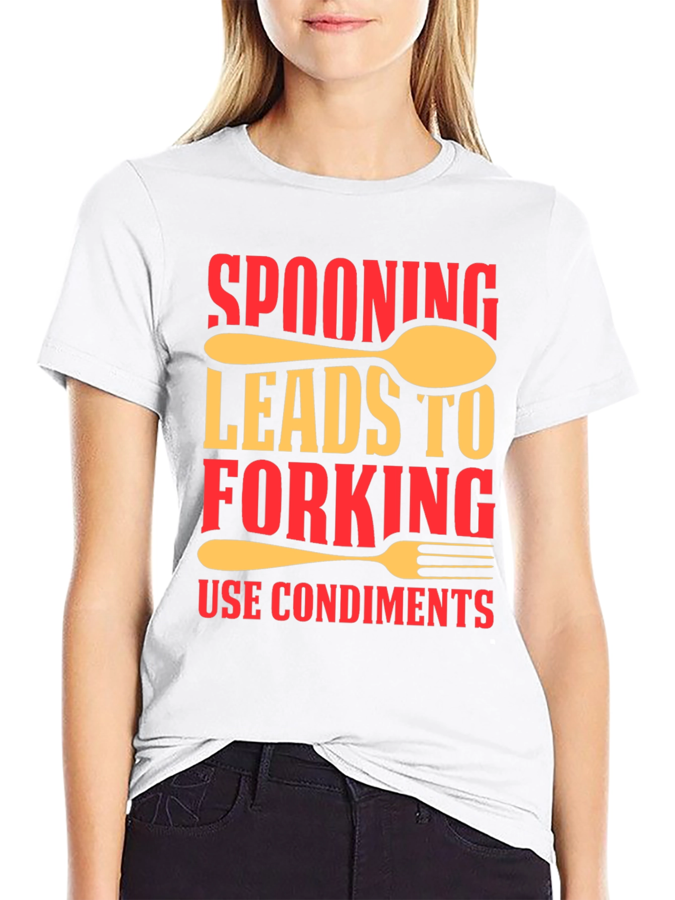 Spooning Leads to Forking T-Shirt