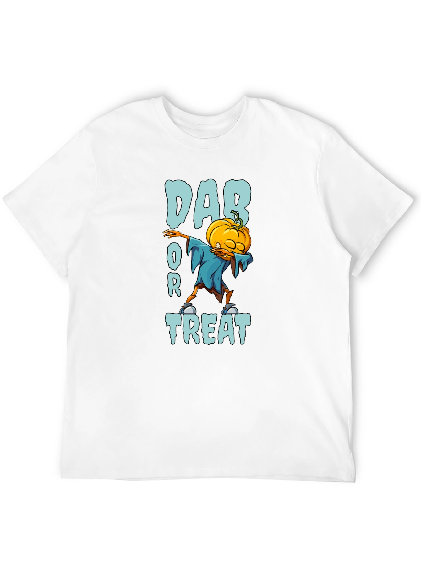 Dab or Treat Halloween T-Shirt Pumpkin Design