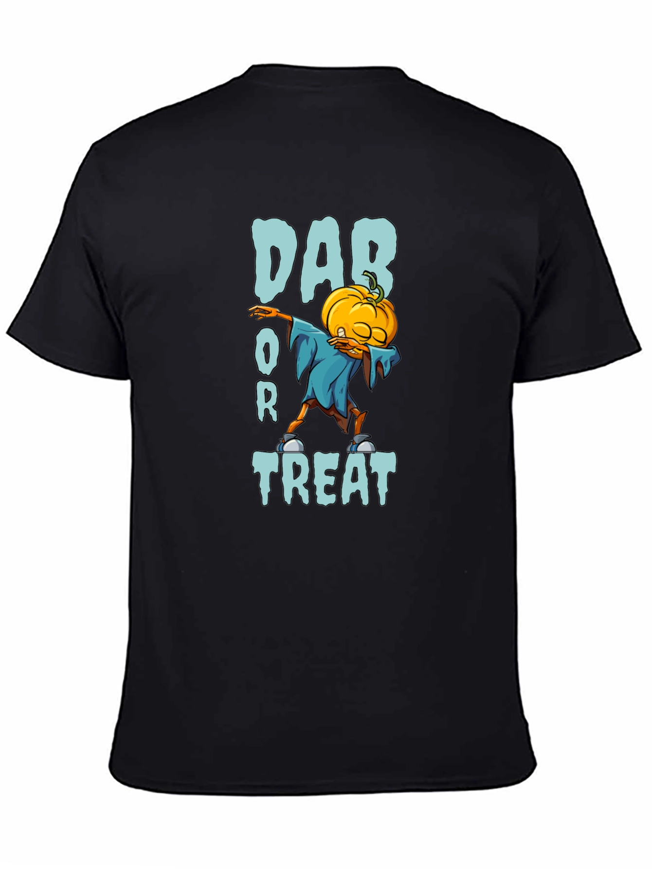 Dab or Treat Halloween T-Shirt Pumpkin Design