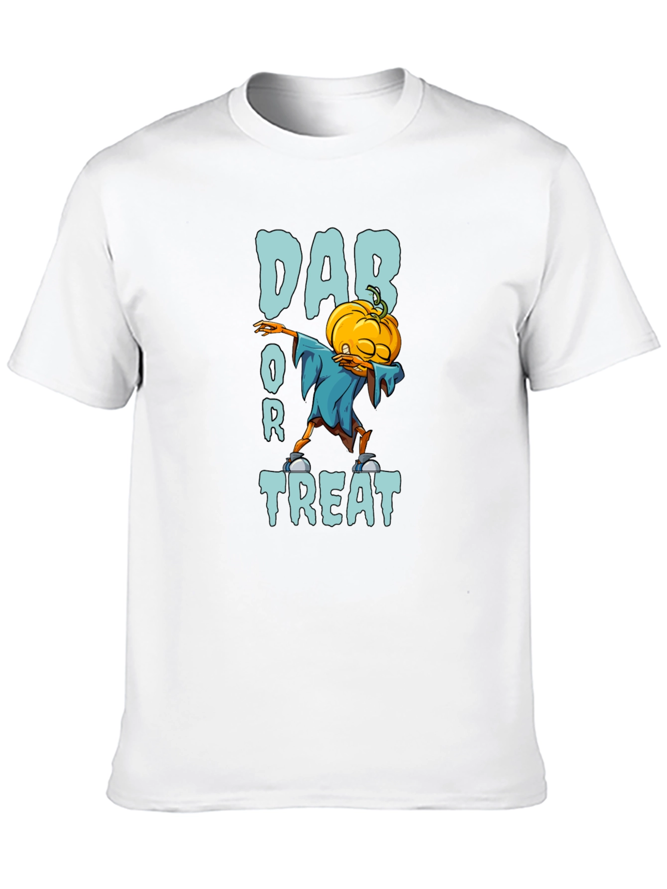 Dab or Treat Halloween T-Shirt Pumpkin Design