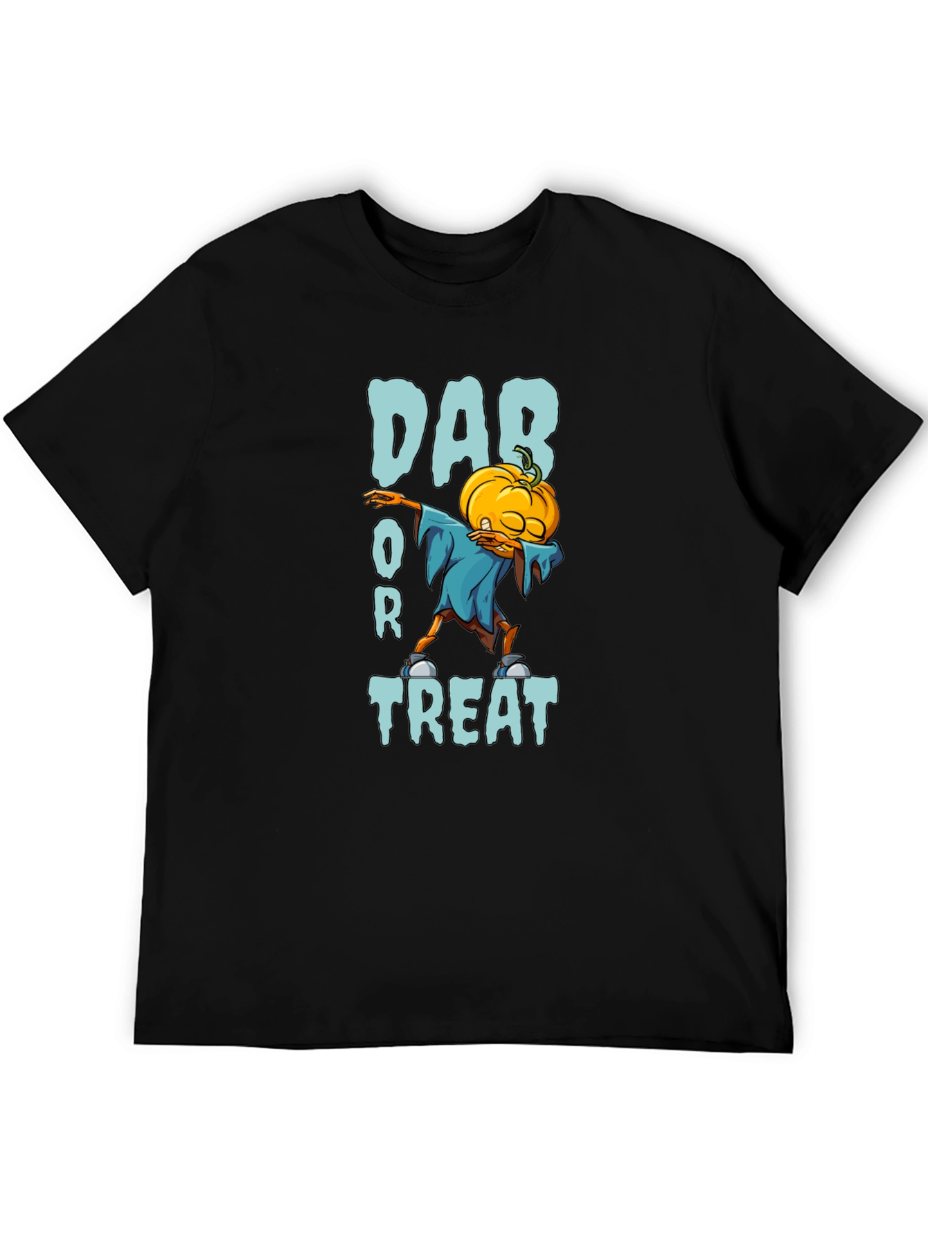 Dab or Treat Halloween T-Shirt Pumpkin Design