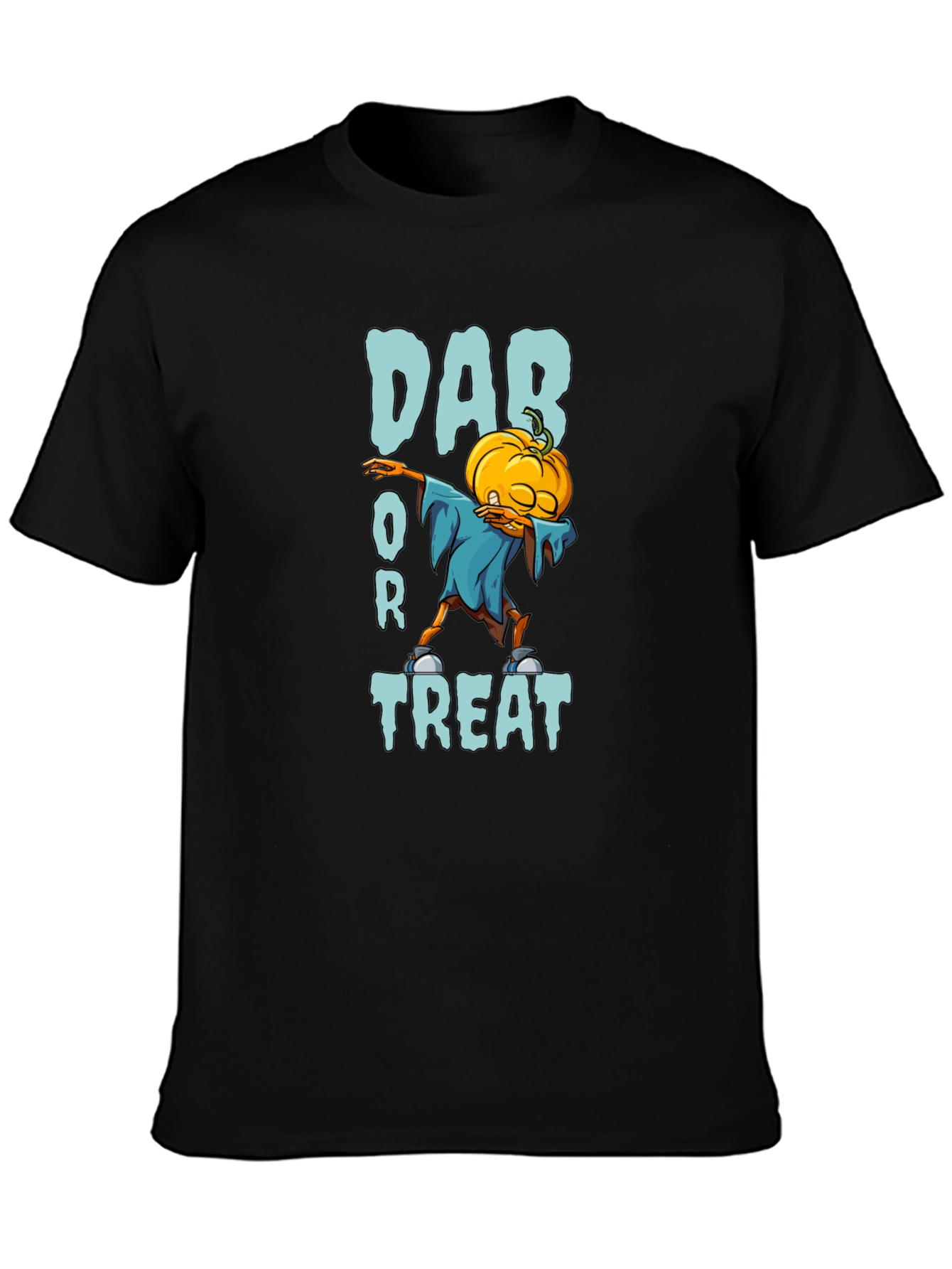Dab or Treat Halloween T-Shirt Pumpkin Design