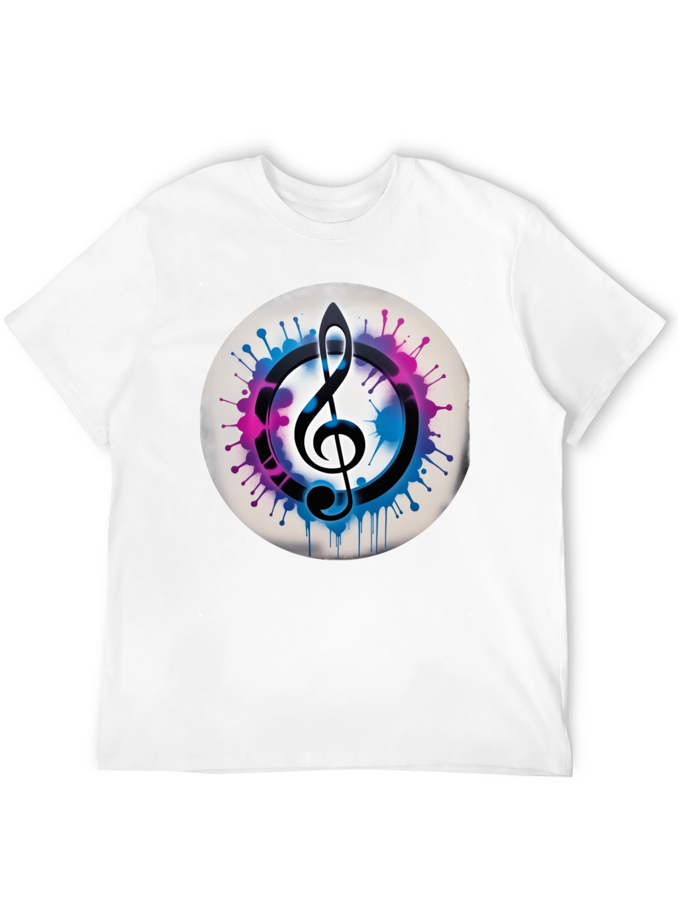 Musical Note Graphic Tee - Stylish Comfort