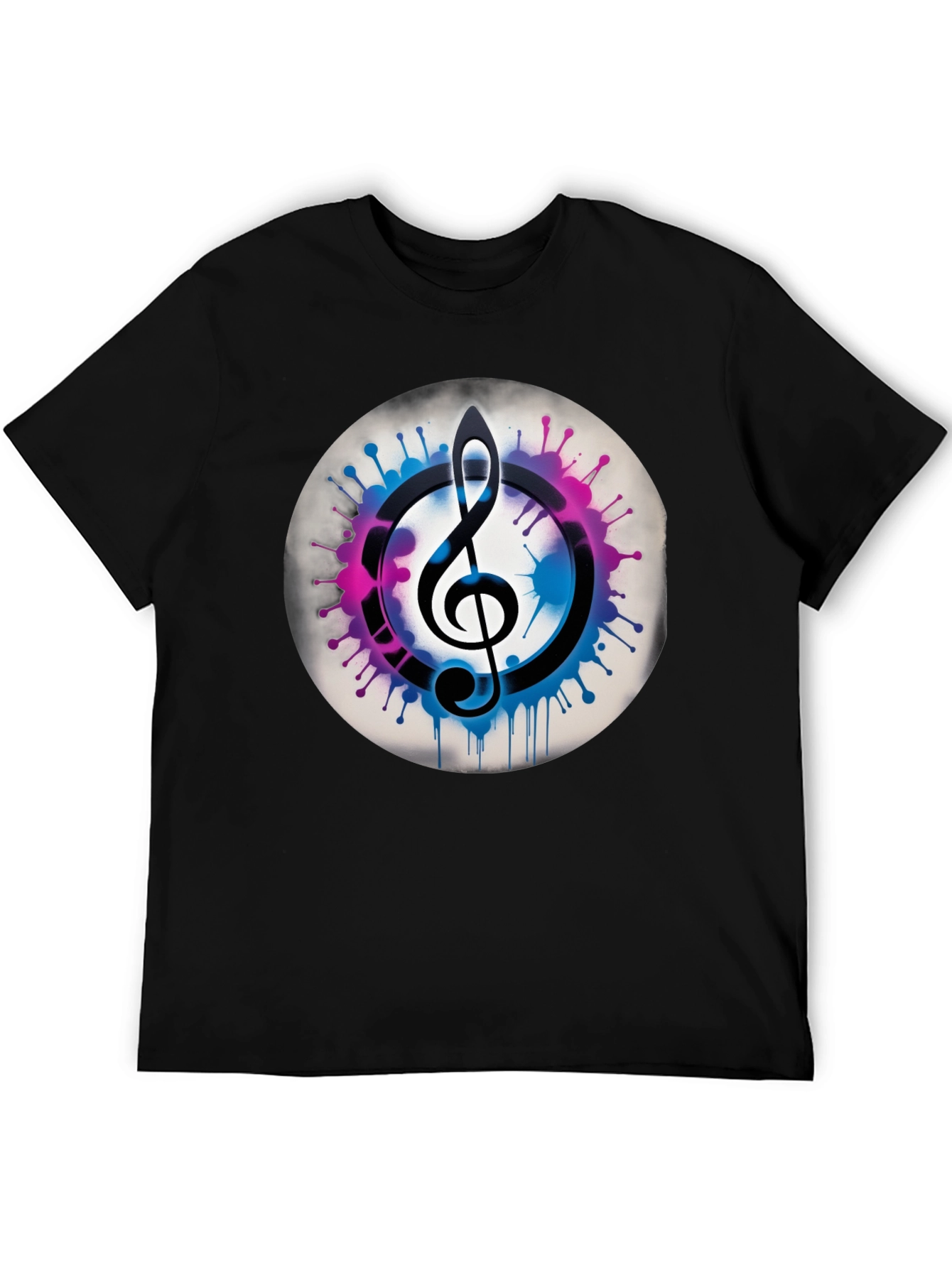 Musical Note Graphic Tee - Stylish Comfort