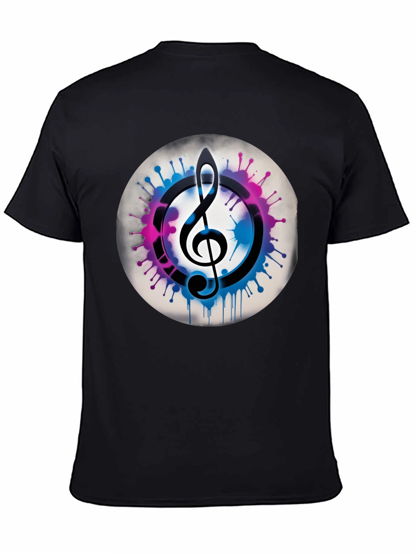 Musical Note Graphic Tee - Stylish Comfort