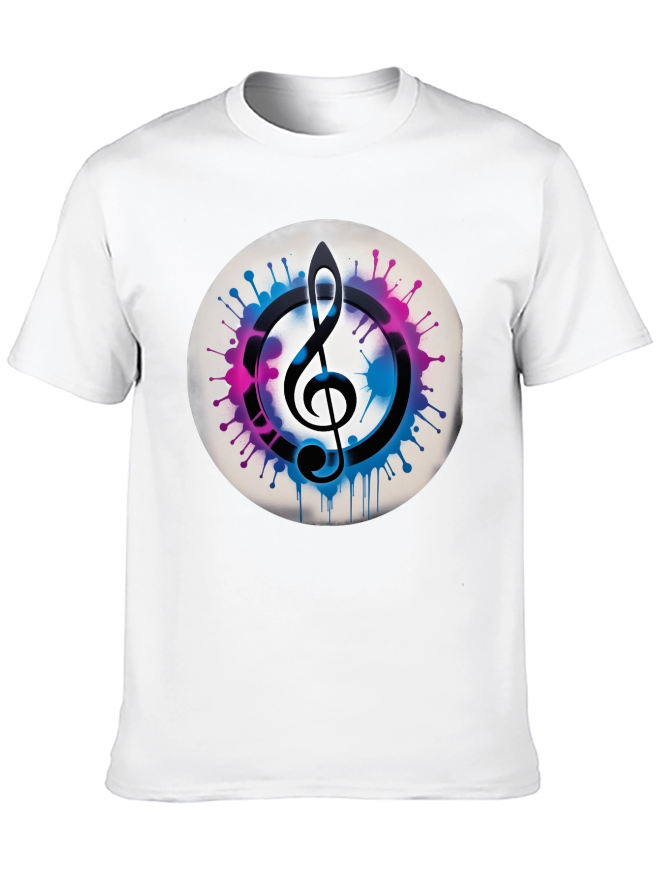 Musical Note Graphic Tee - Stylish Comfort