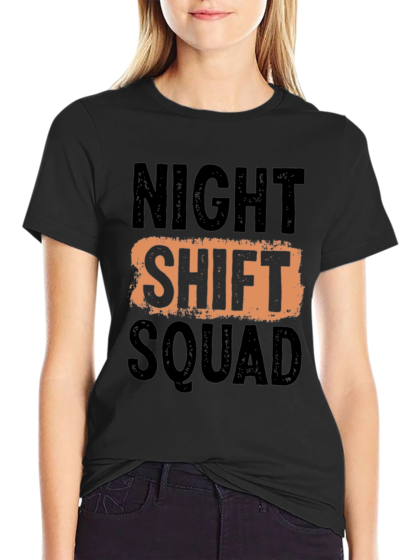 Night Shift Squad Graphic T-Shirt