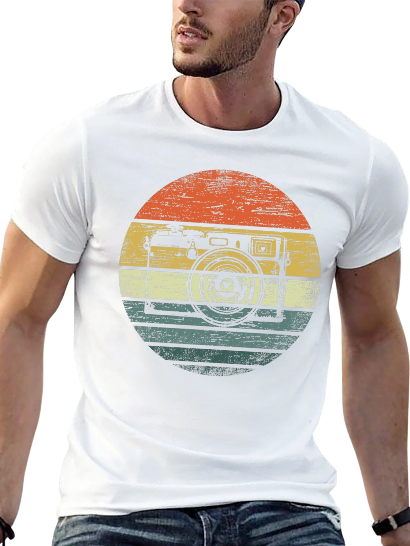 Retro Camera Graphic T-Shirt