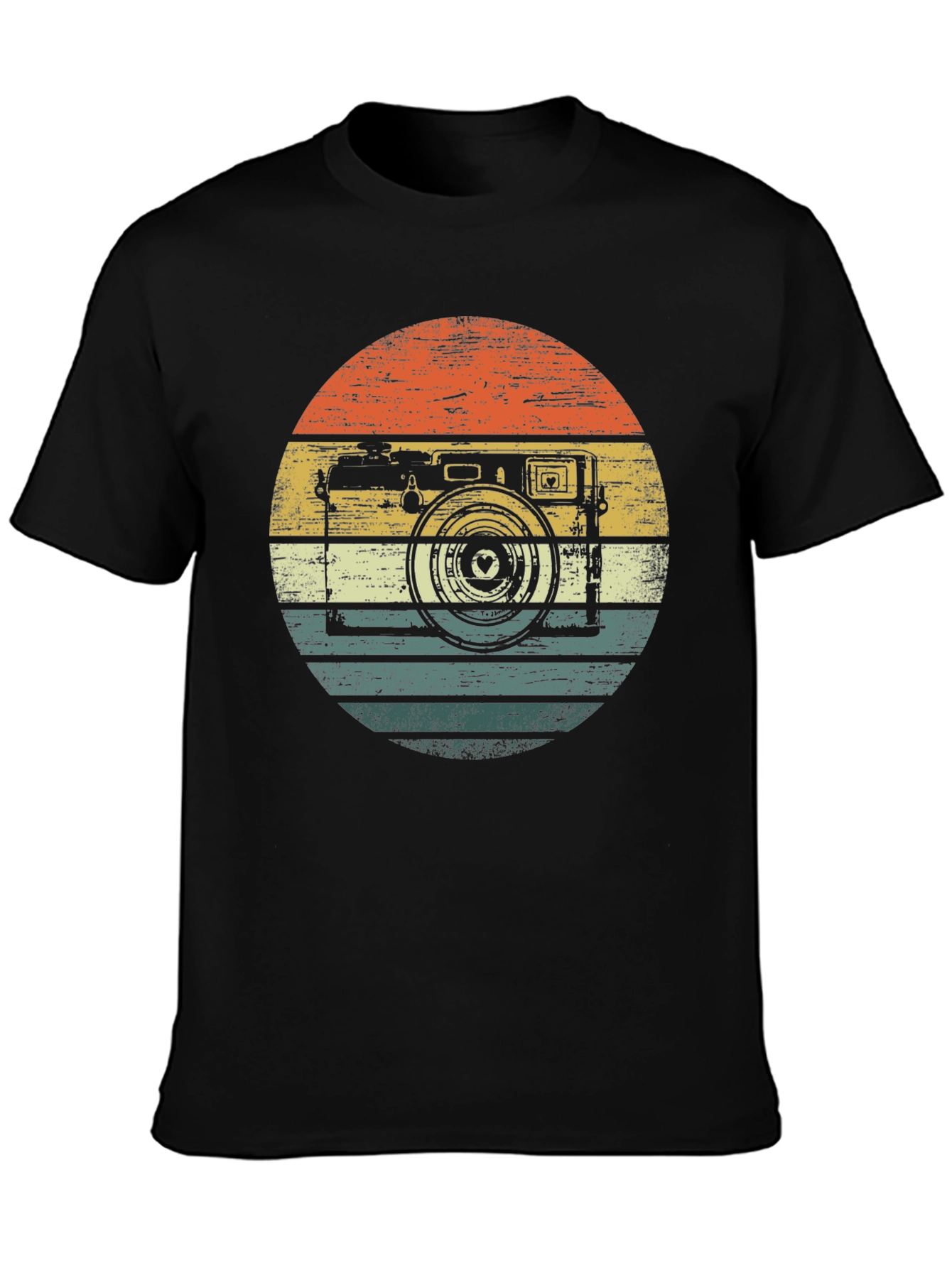 Retro Camera Graphic T-Shirt