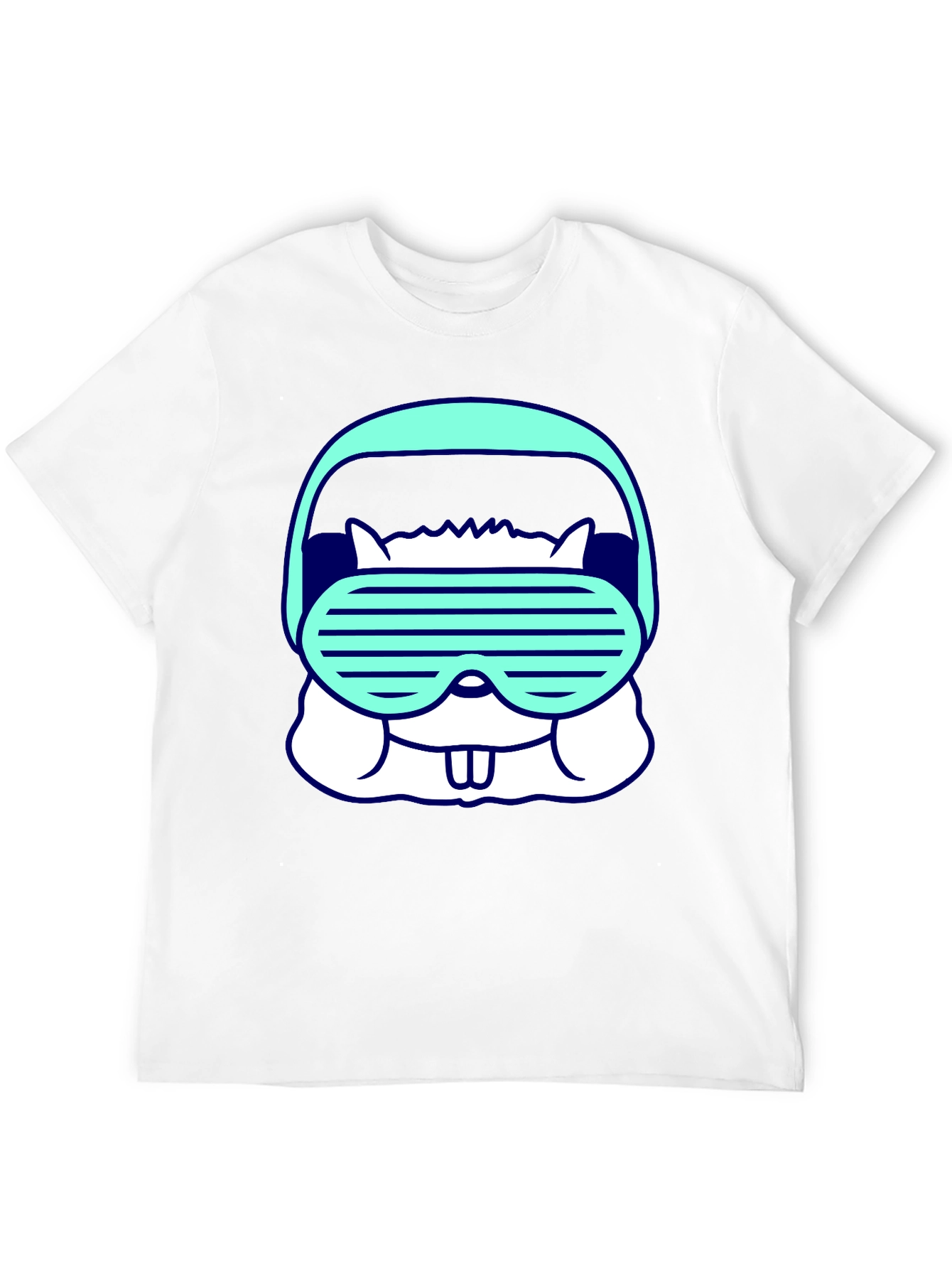 Retro Gamer Squirrel Graphic T-Shirt