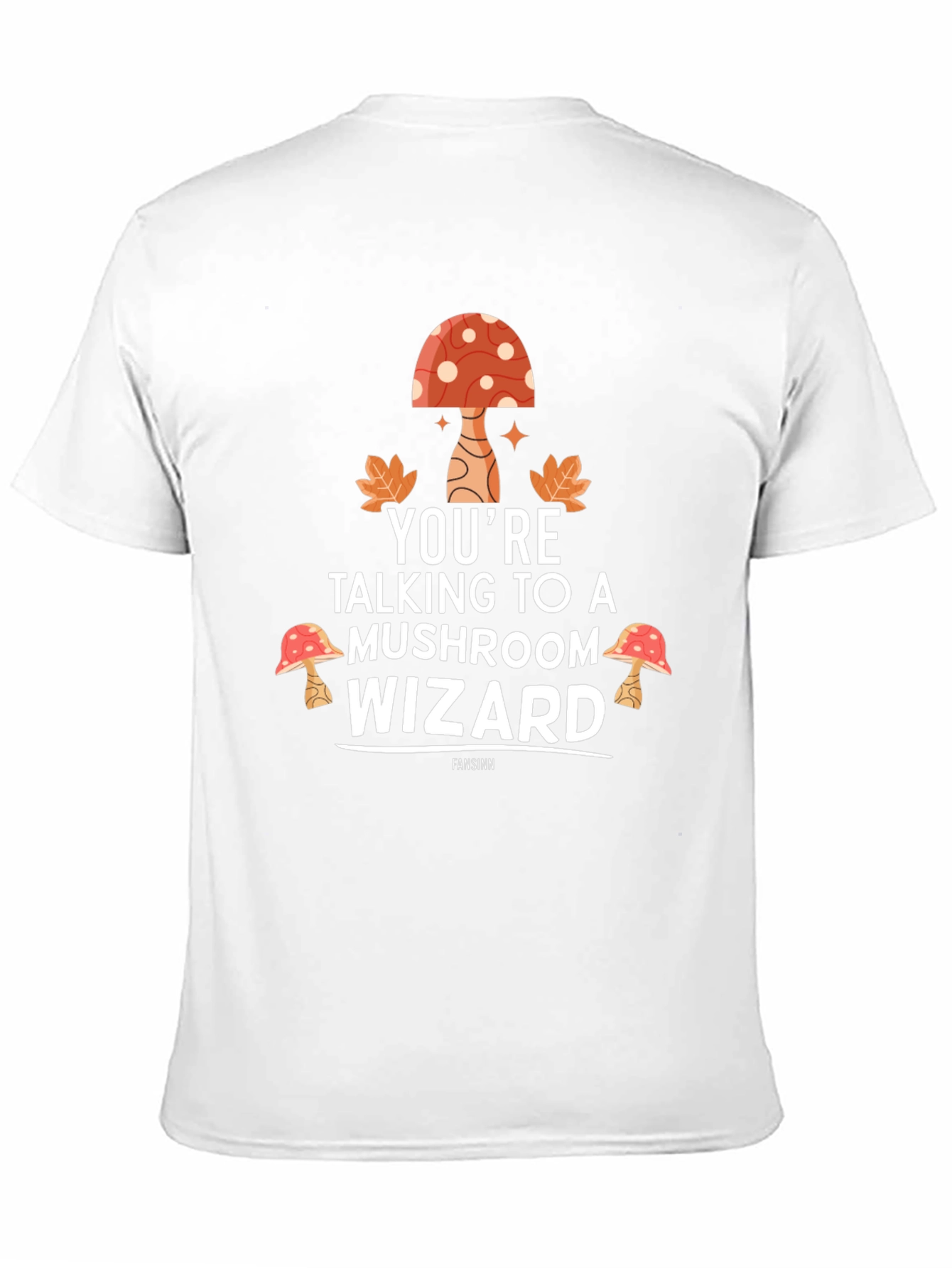 Mushroom Wizard Graphic T-Shirt - Unisex Cotton Tee