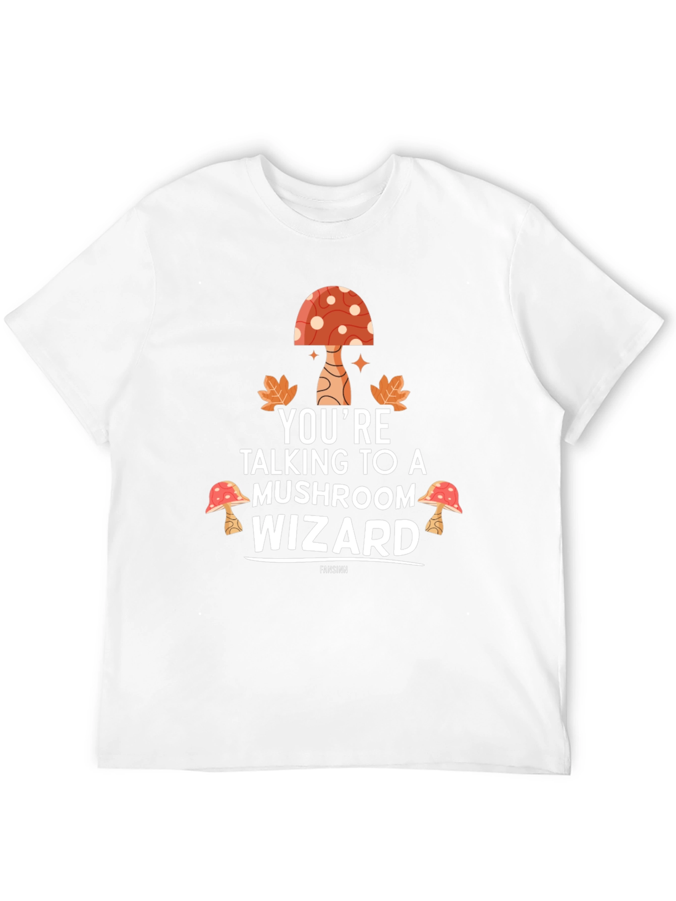 Mushroom Wizard Graphic T-Shirt - Unisex Cotton Tee