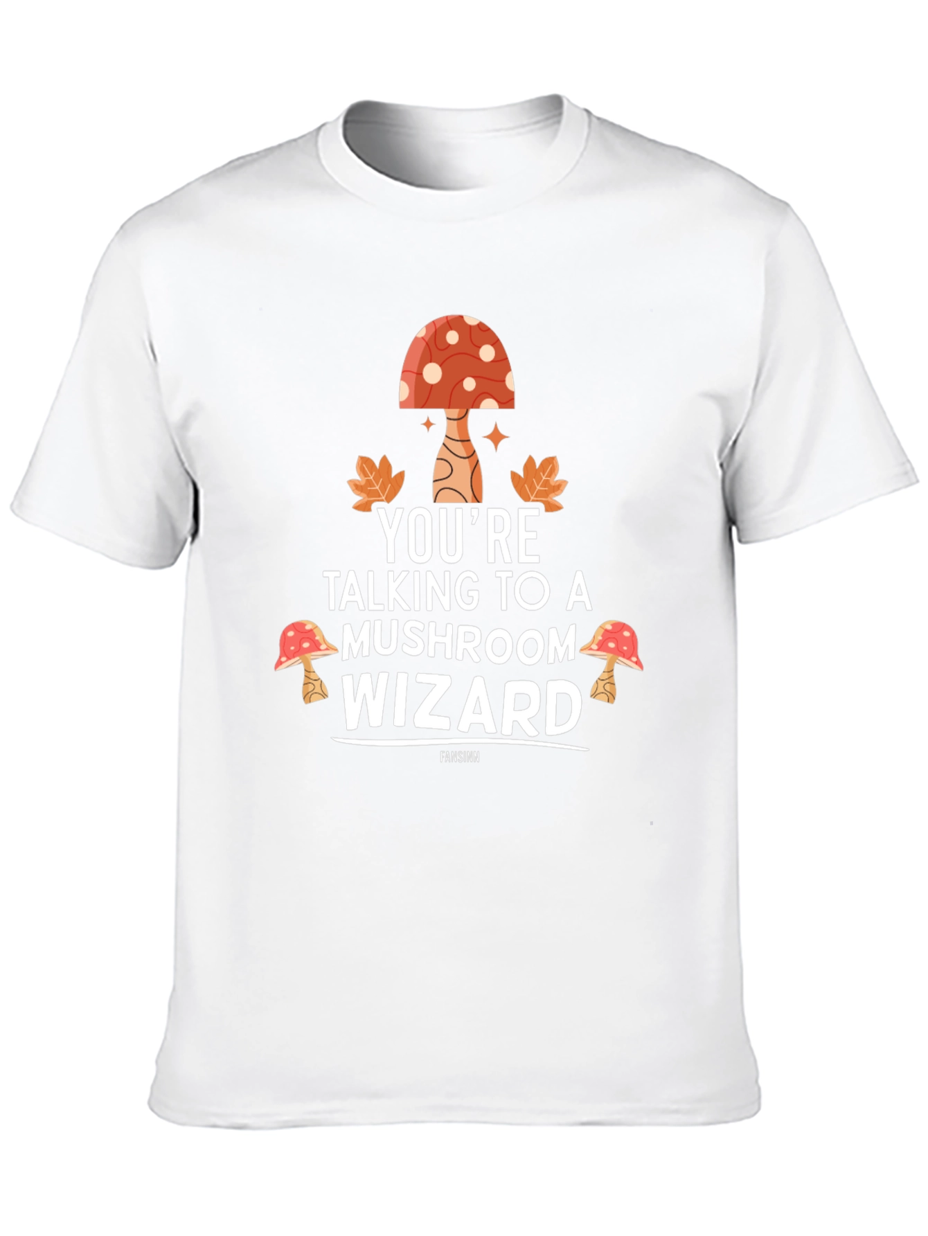 Mushroom Wizard Graphic T-Shirt - Unisex Cotton Tee