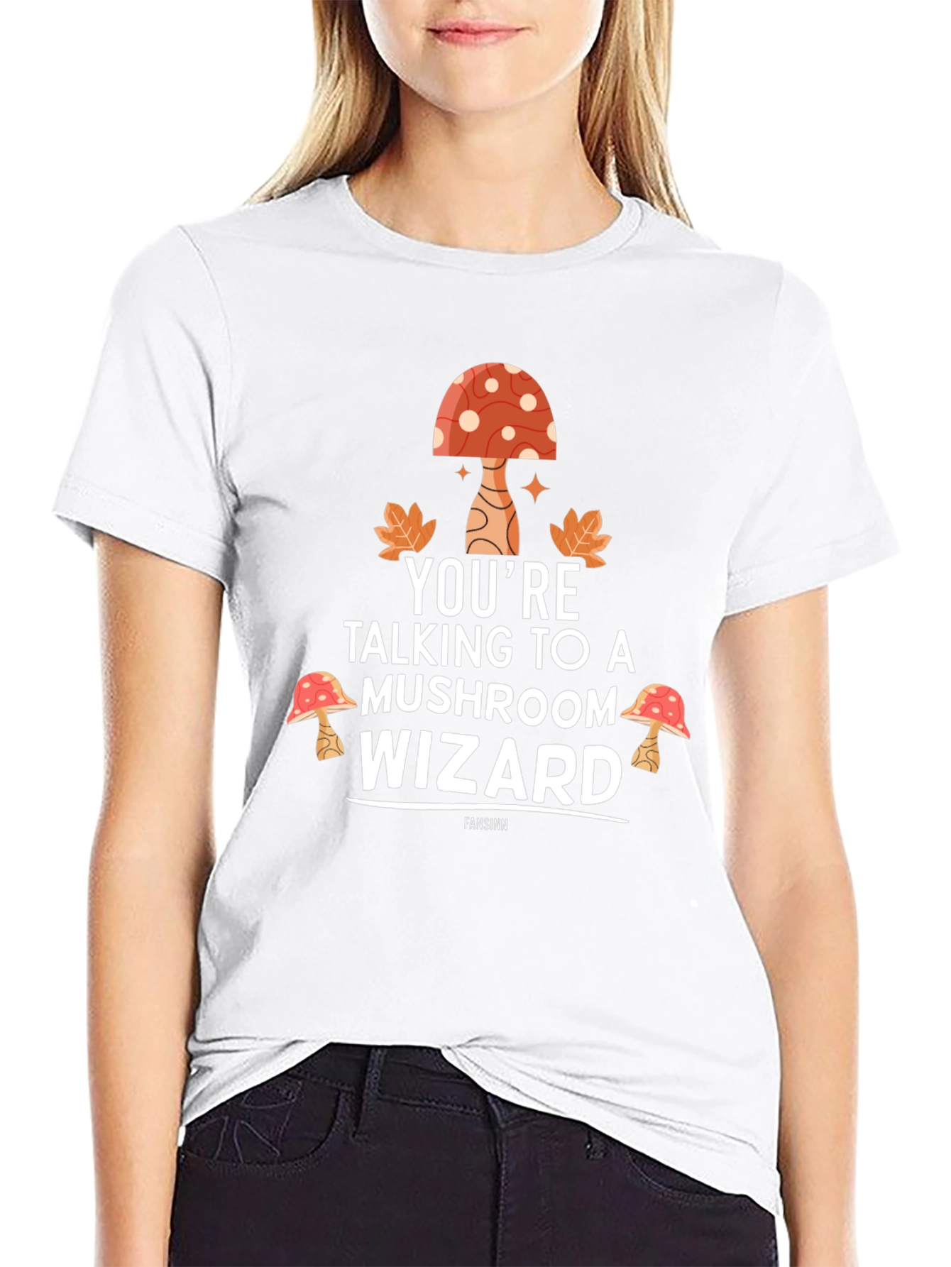 Mushroom Wizard Graphic T-Shirt - Unisex Cotton Tee